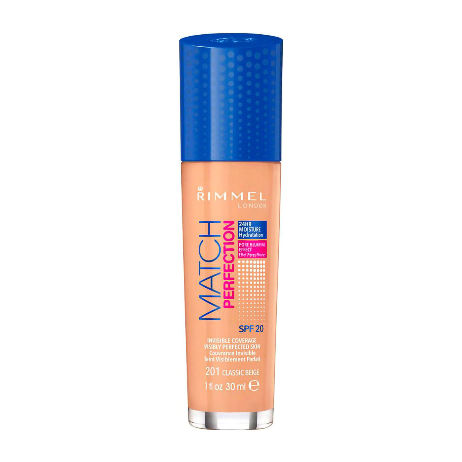 Rimmel fondotinta Match Perfection 30 ml - Copertura naturale