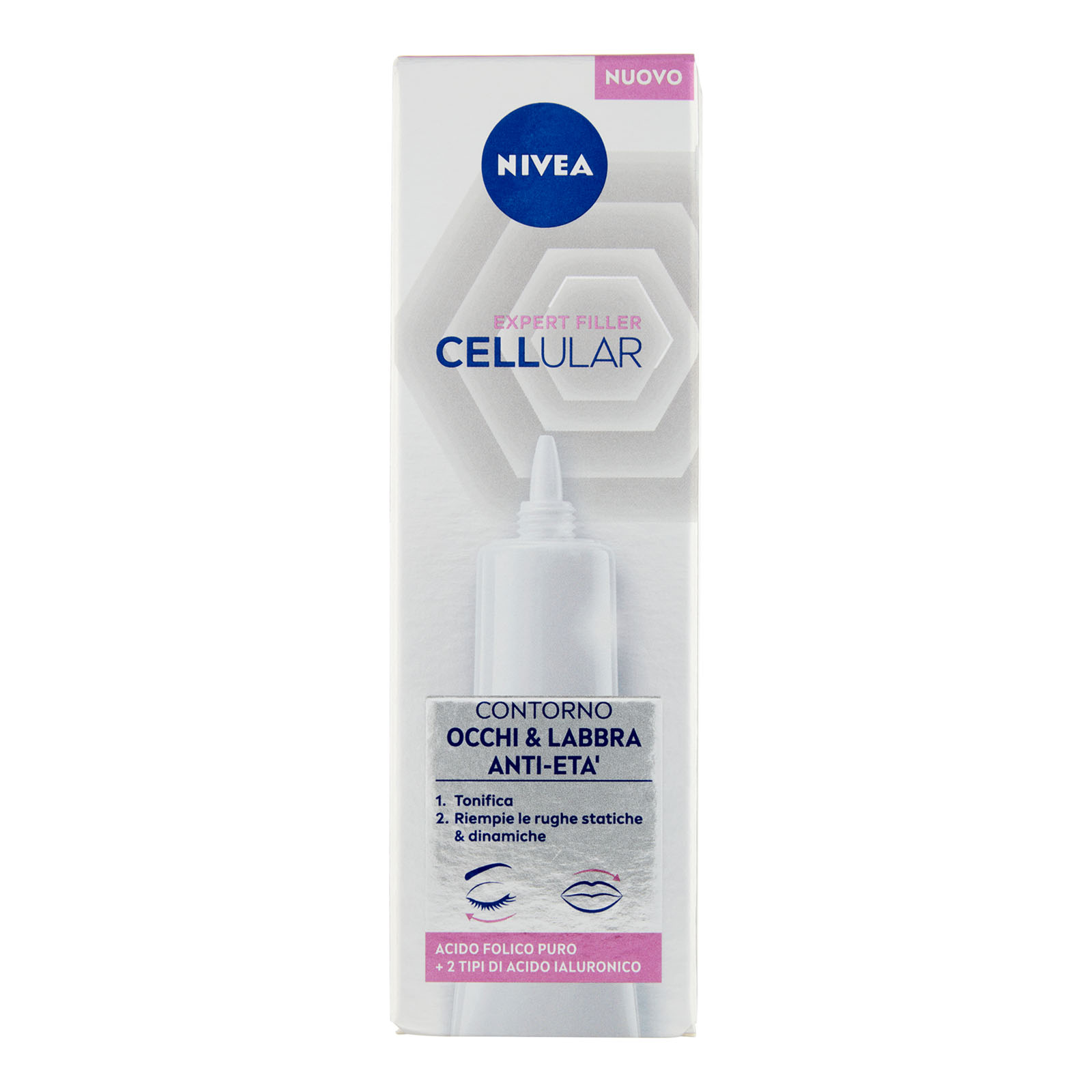 Nivea Cellular Expert Filler Contorno Occhi & Labbra Anti-Et&agrave; 15 ml