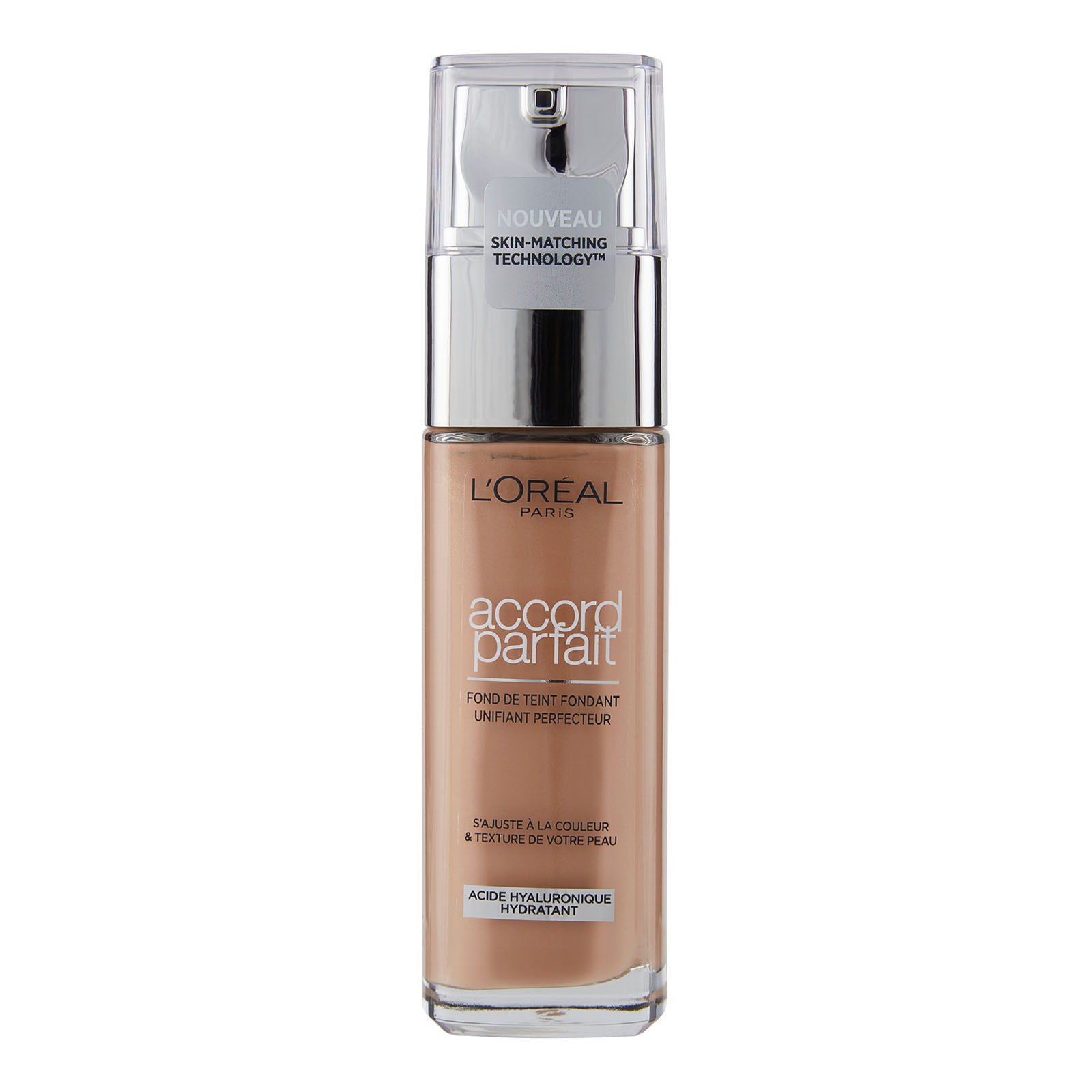 L'oréal paris Accord Parfait Fondotinta Liquido con Acido Ialuronico 30ml 4n beige