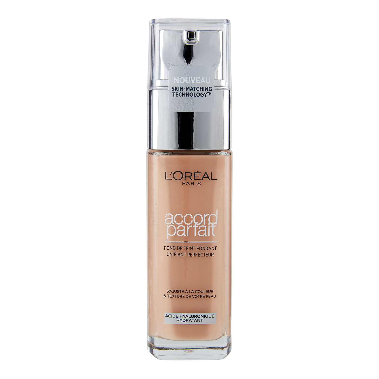 L'oréal paris Accord Parfait Fondotinta Liquido con Acido Ialuronico 30ml 5n sand