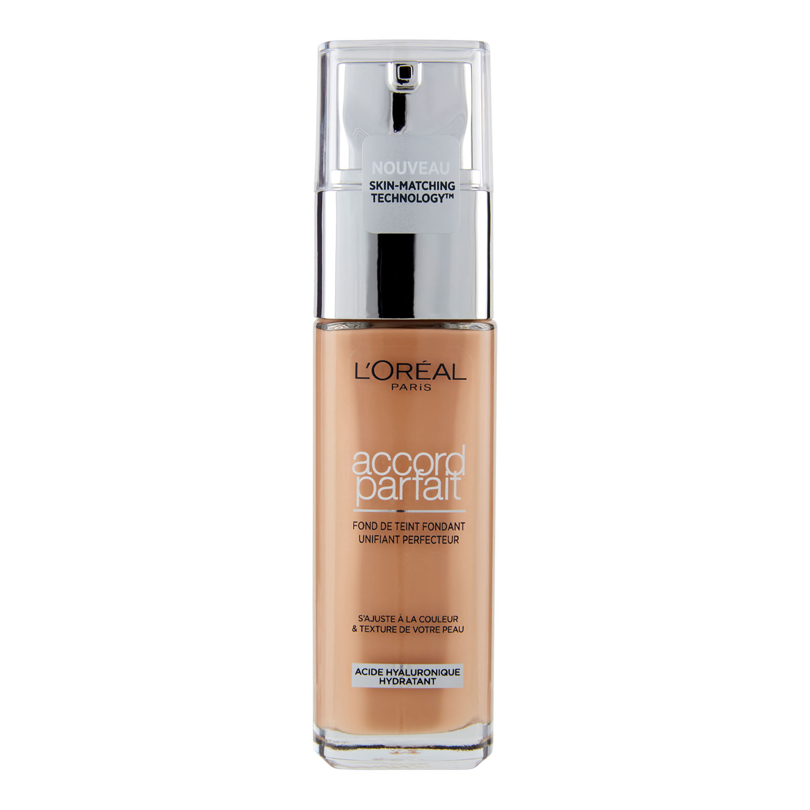 L'oréal paris Accord Parfait Fondotinta Liquido con Acido Ialuronico 30ml 5.5.r soleil rose