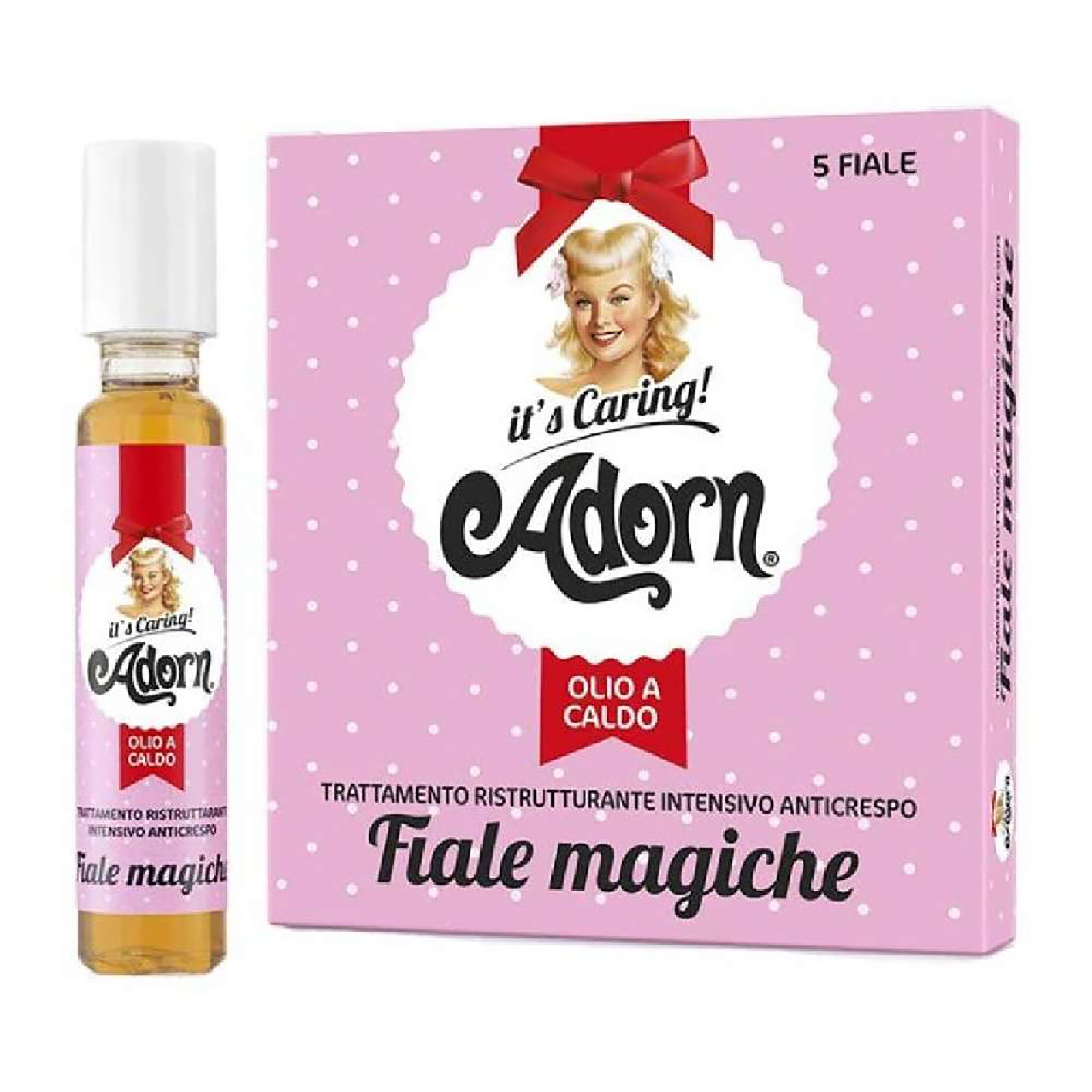 Olio A Caldo Fiale Magiche - Trattamento Ristrutturante Intensivo Anticrespo 5x20