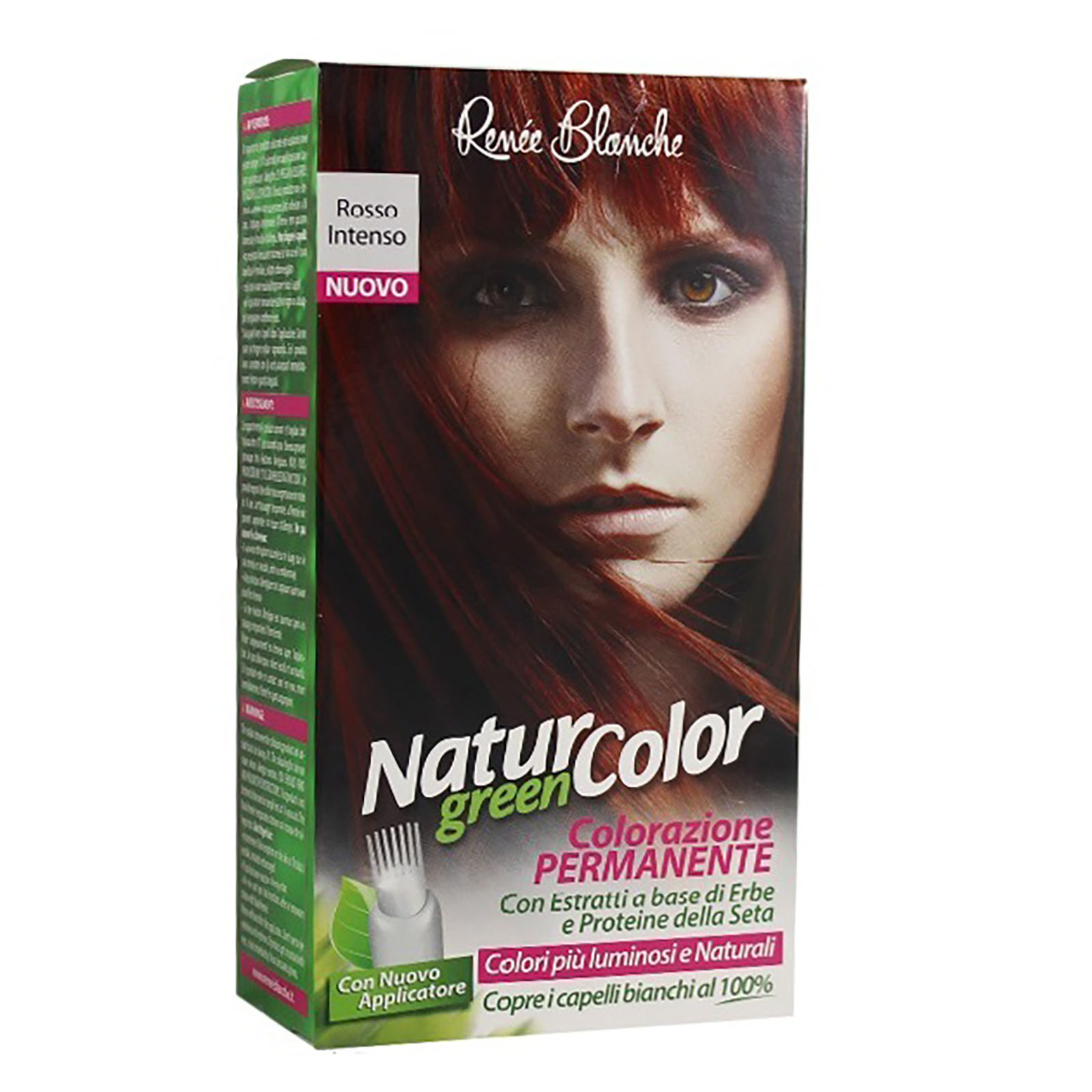 Tinta Per Capelli Colorazione Permanente Naturale Natur Color Green Rosso intenso