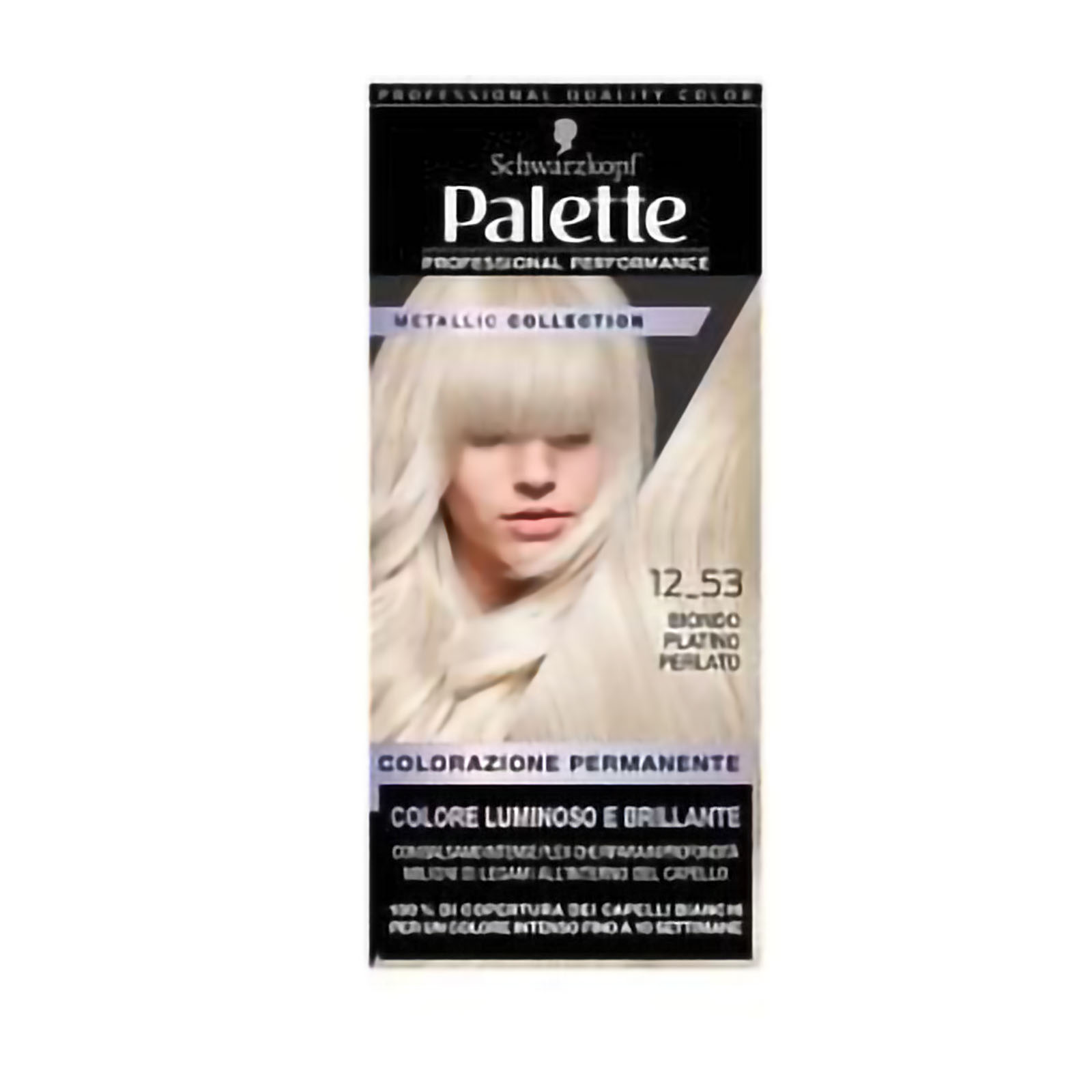Palette Metallic Collection - Colorazione Permanente 12_53 Biondo Platino Perlato