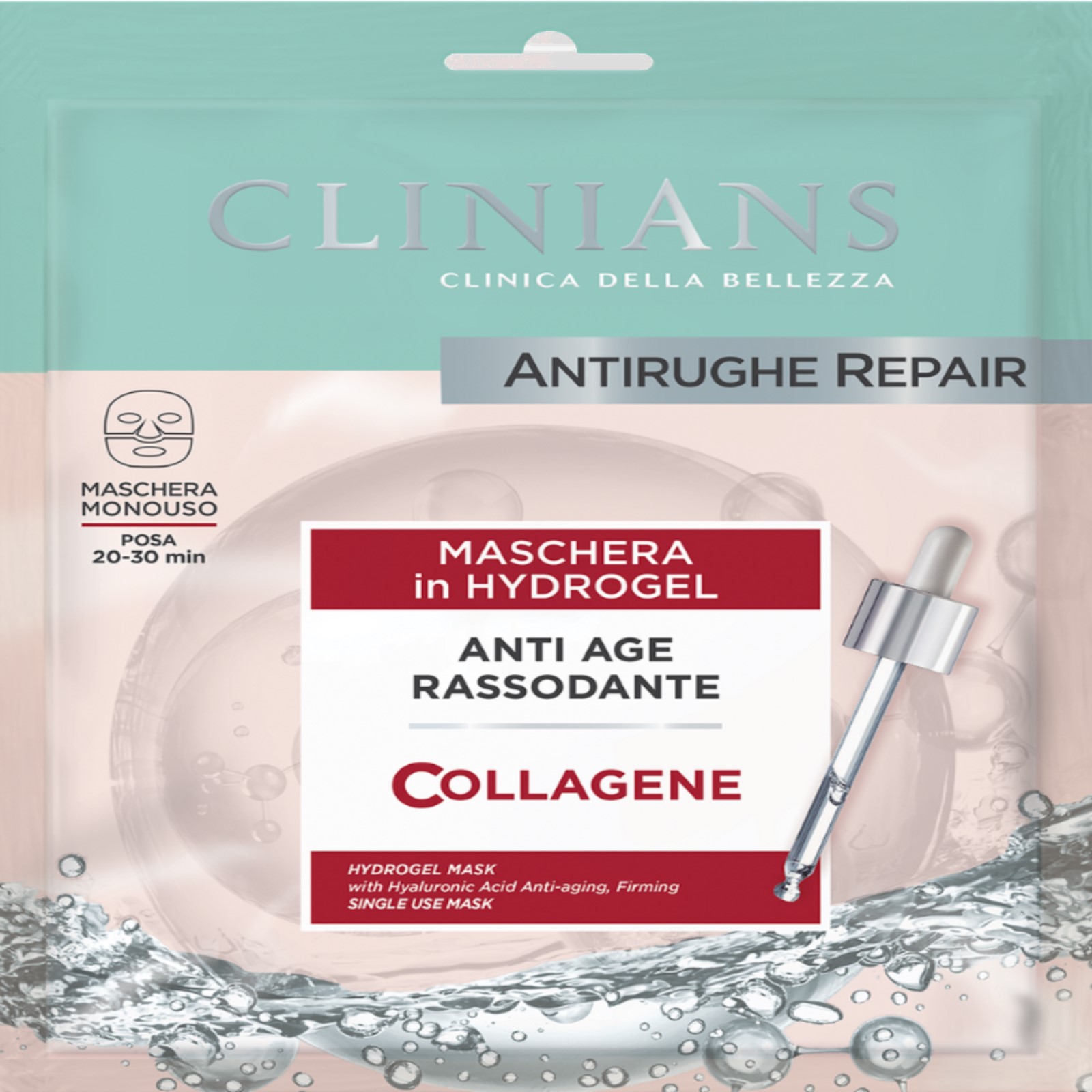 Antirughe Repair Maschera Hydrogel Collagene