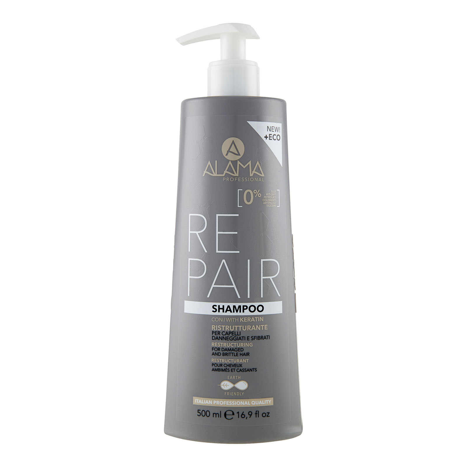 Repair Shampoo Ristrutturante Per Capelli Danneggiati E Sfibrati 500 ml