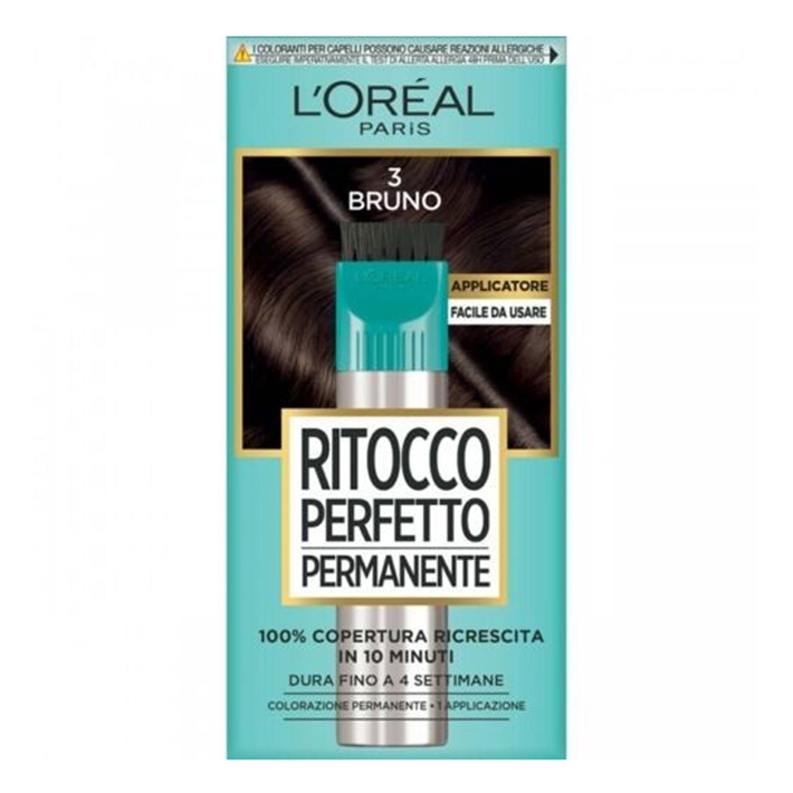 L'oréal paris Ritocco Perfetto Permanente Con Applicatore 3 Bruno