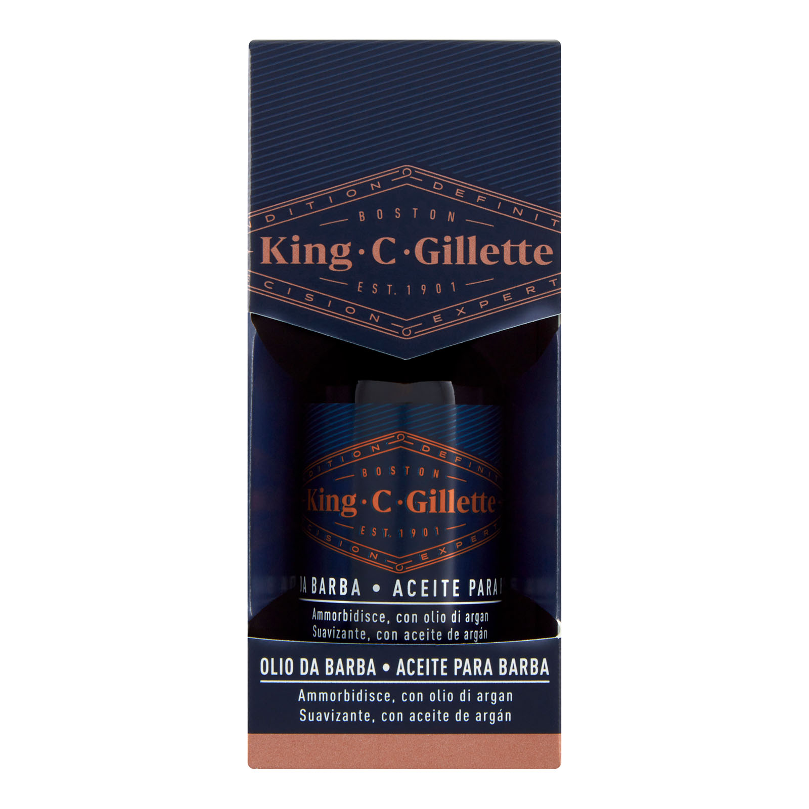 Gillette Olio Da Barba - Ammorbidisce Ed Idrata Con Olii Di Argan, Jojoba E Avocado