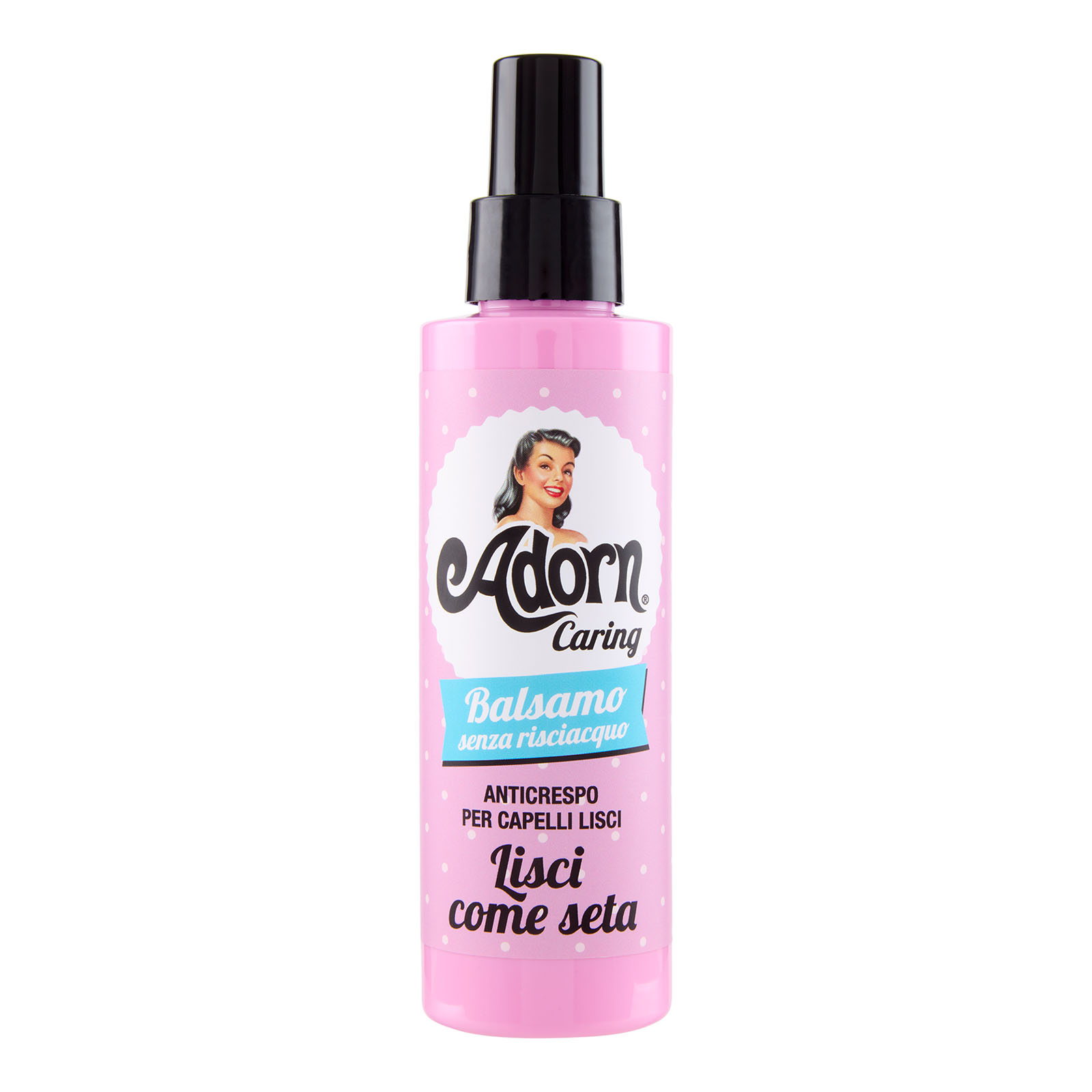 Caring Balsamo Senza Risciacquo Anticrespo Per Capelli Lisci Lisci Come Seta 150 ml