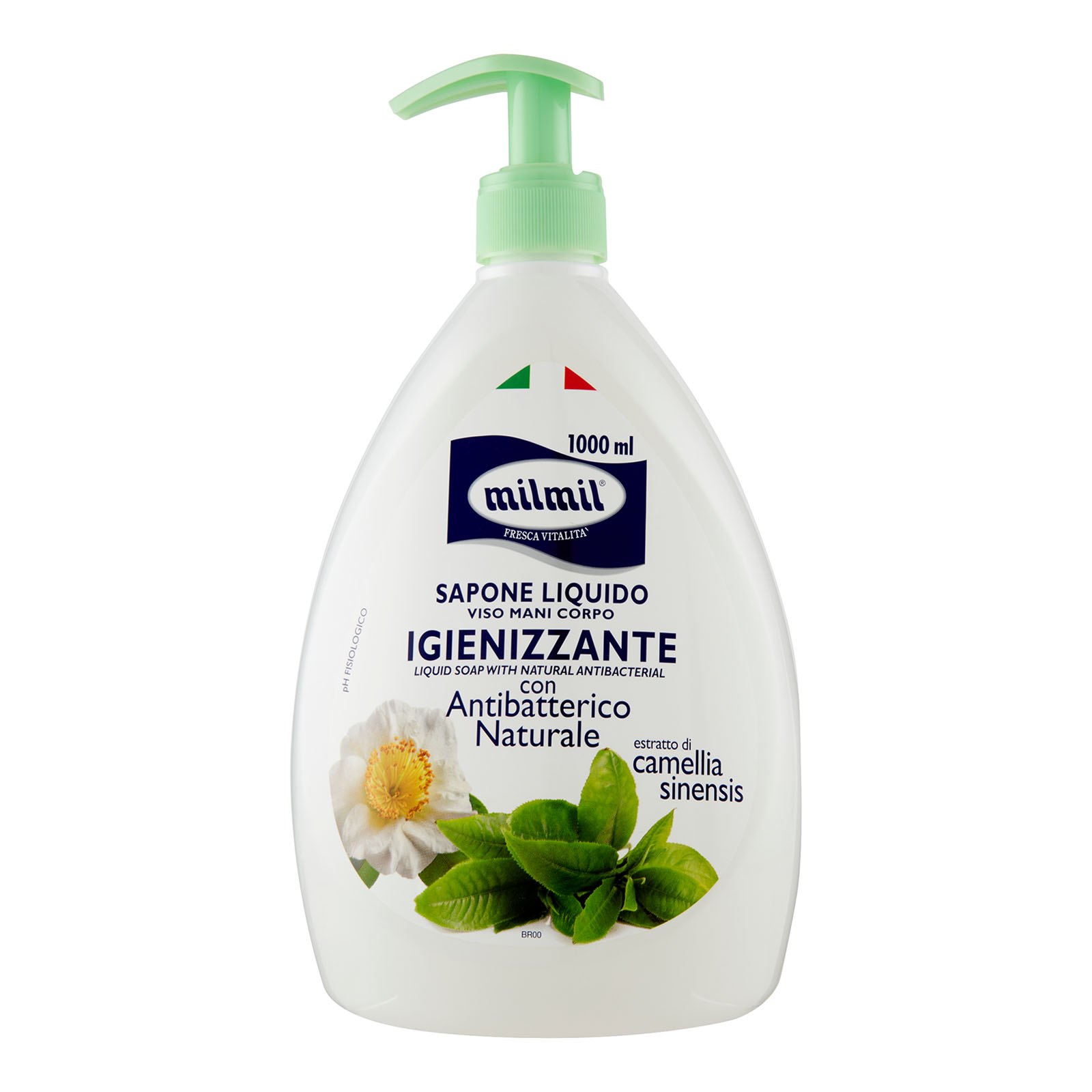 Fresca Vitalità Sapone Liquido Igienizzante Estratto Di Camellia Sinensis 1000 ml
