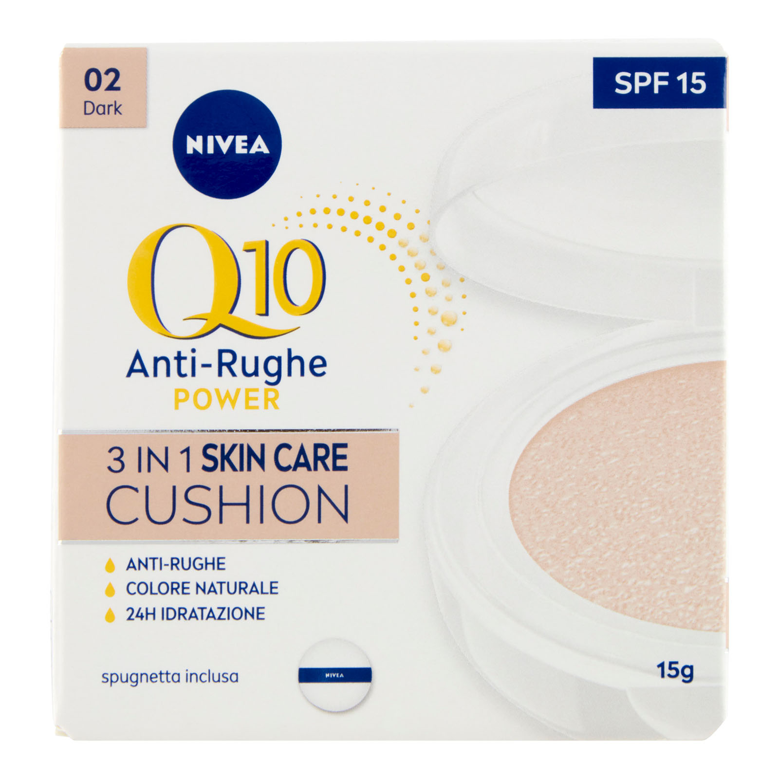Q10 Plus Anti-age 3 In 1 Skin Care Cushion 15 Gr 02 dark