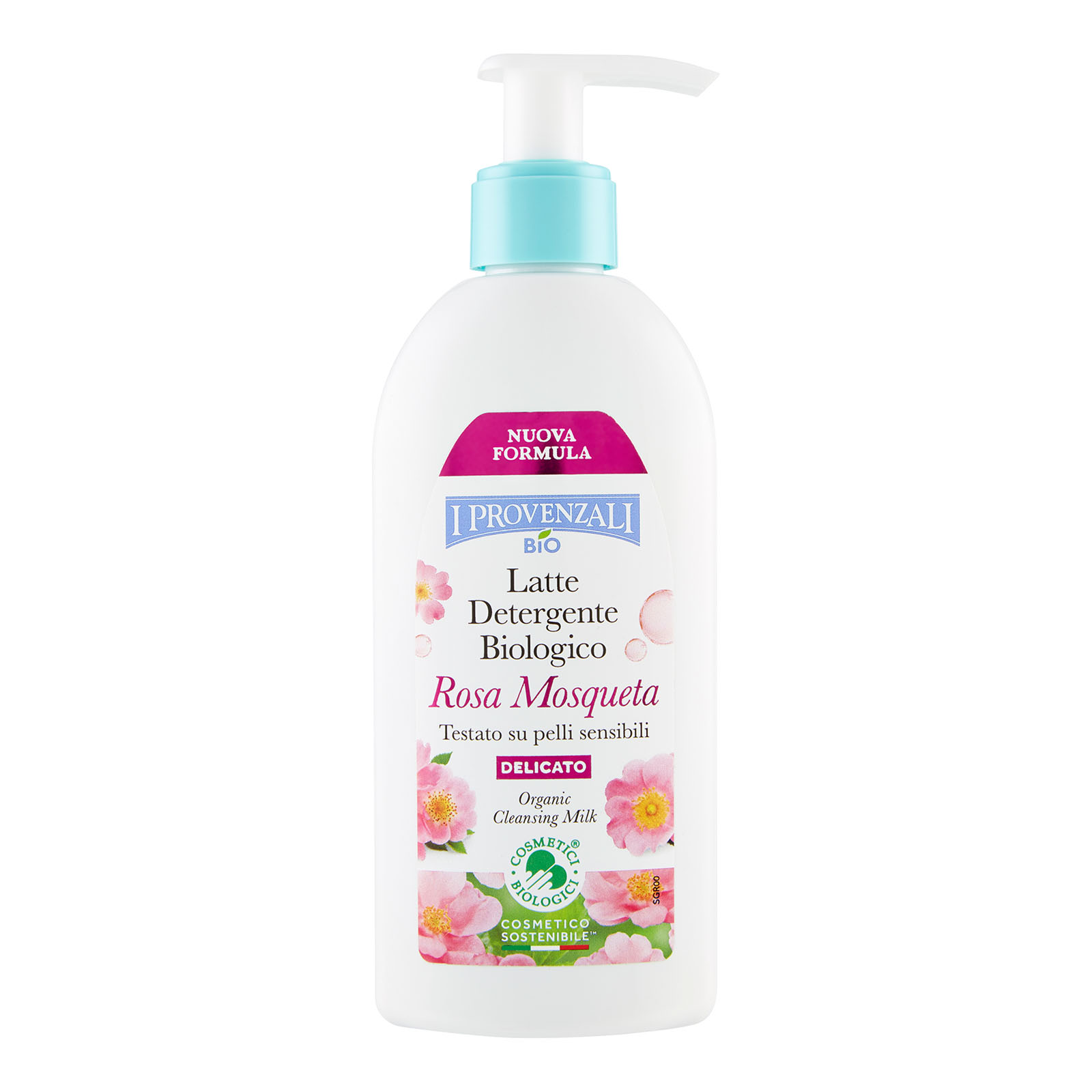 I provenzali Bio Latte Detergente Biologico Rosa Mosqueta 200 ml