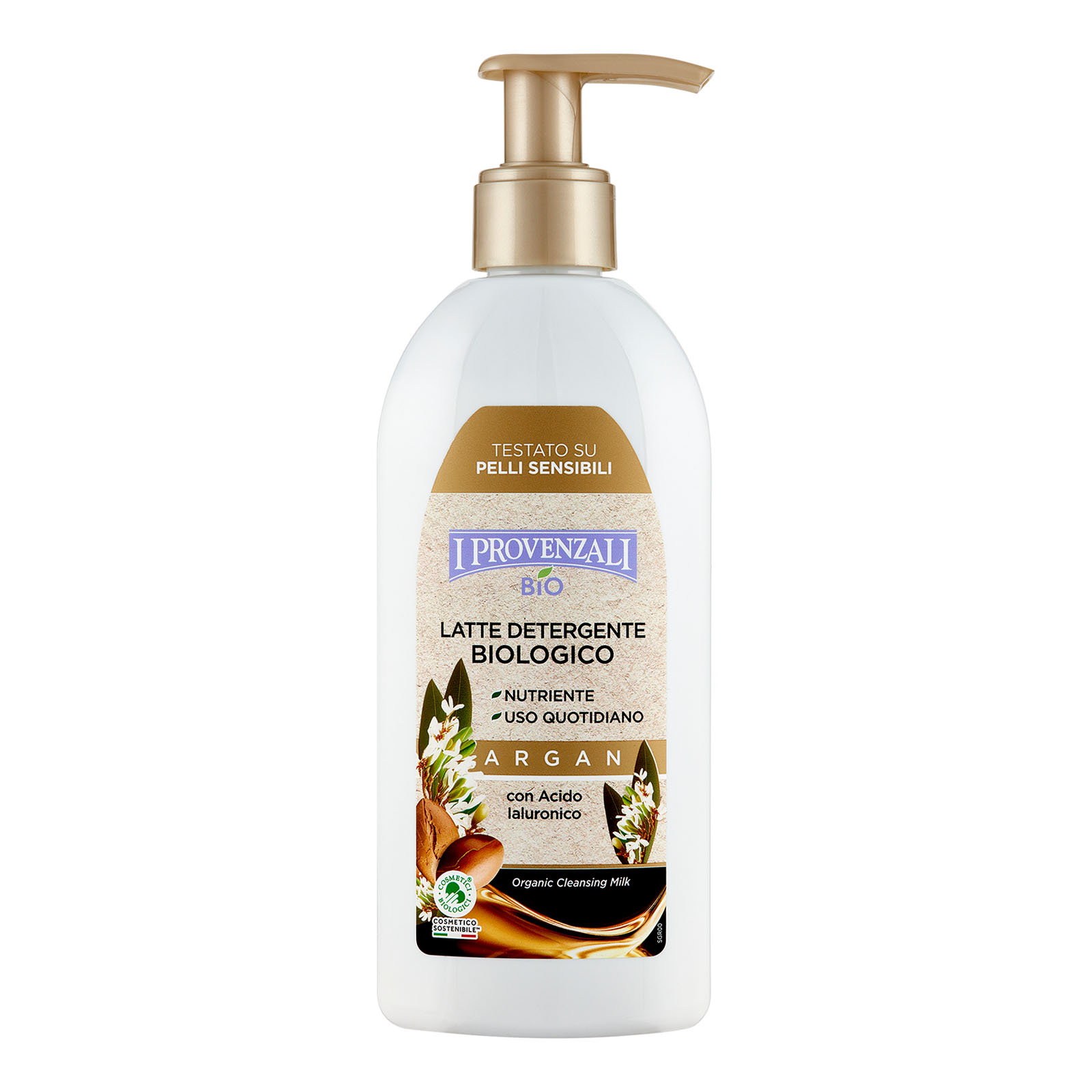 I provenzali Bio Latte Detergente Biologico Argan 200 ml
