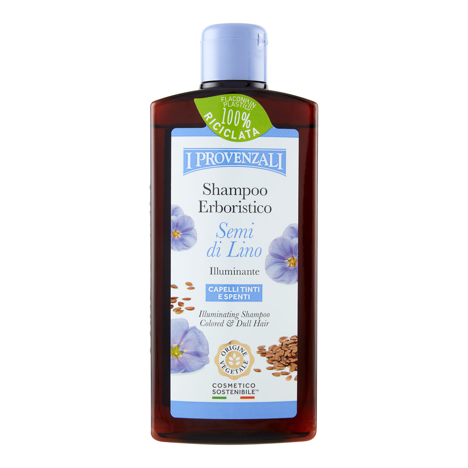 Shampoo Erboristico Ai Semi Di Lino Capelli Tinti E Danneggiati 250 ml