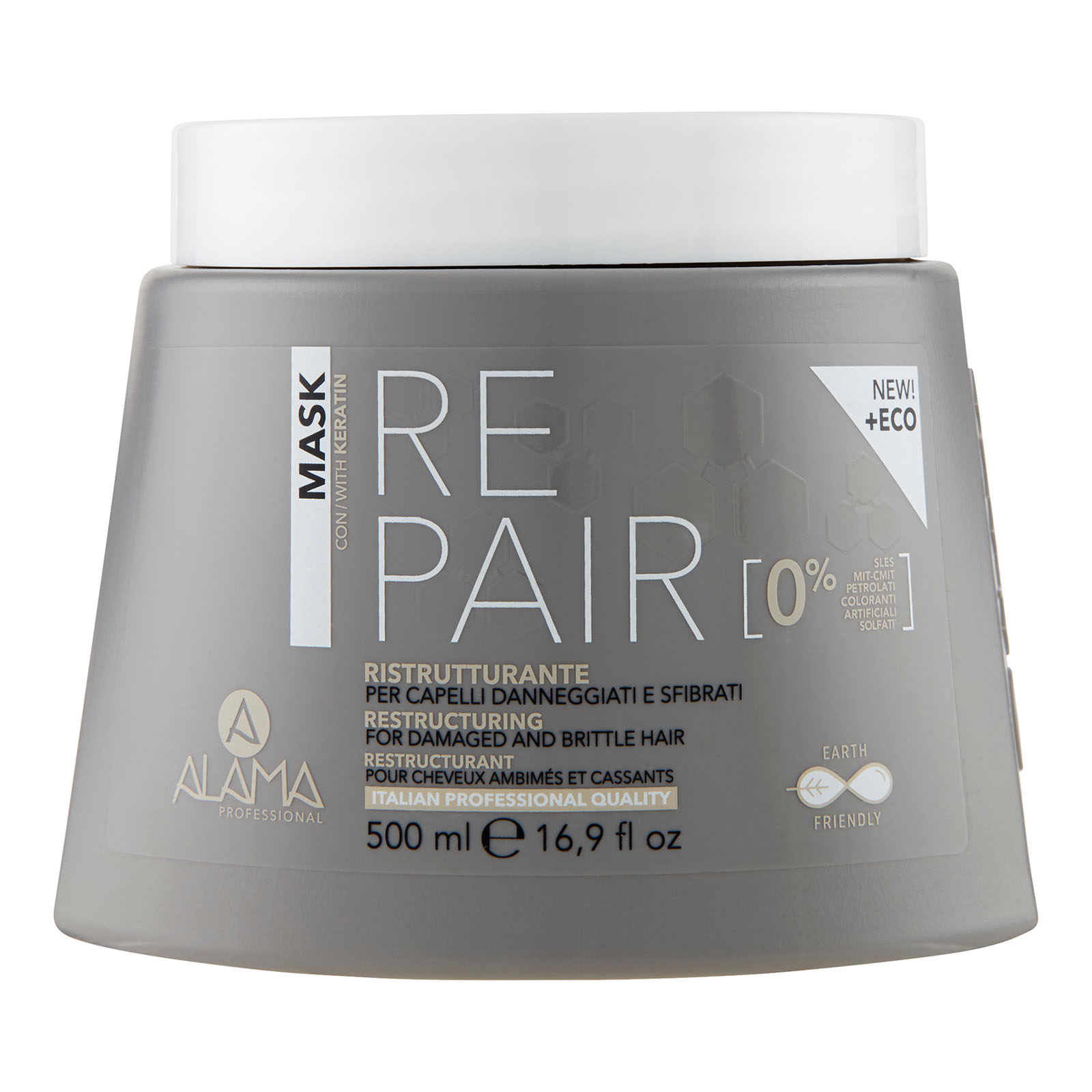 Maschera Ristrutturante Per Capelli Danneggiati E Sfibrati 500 ml