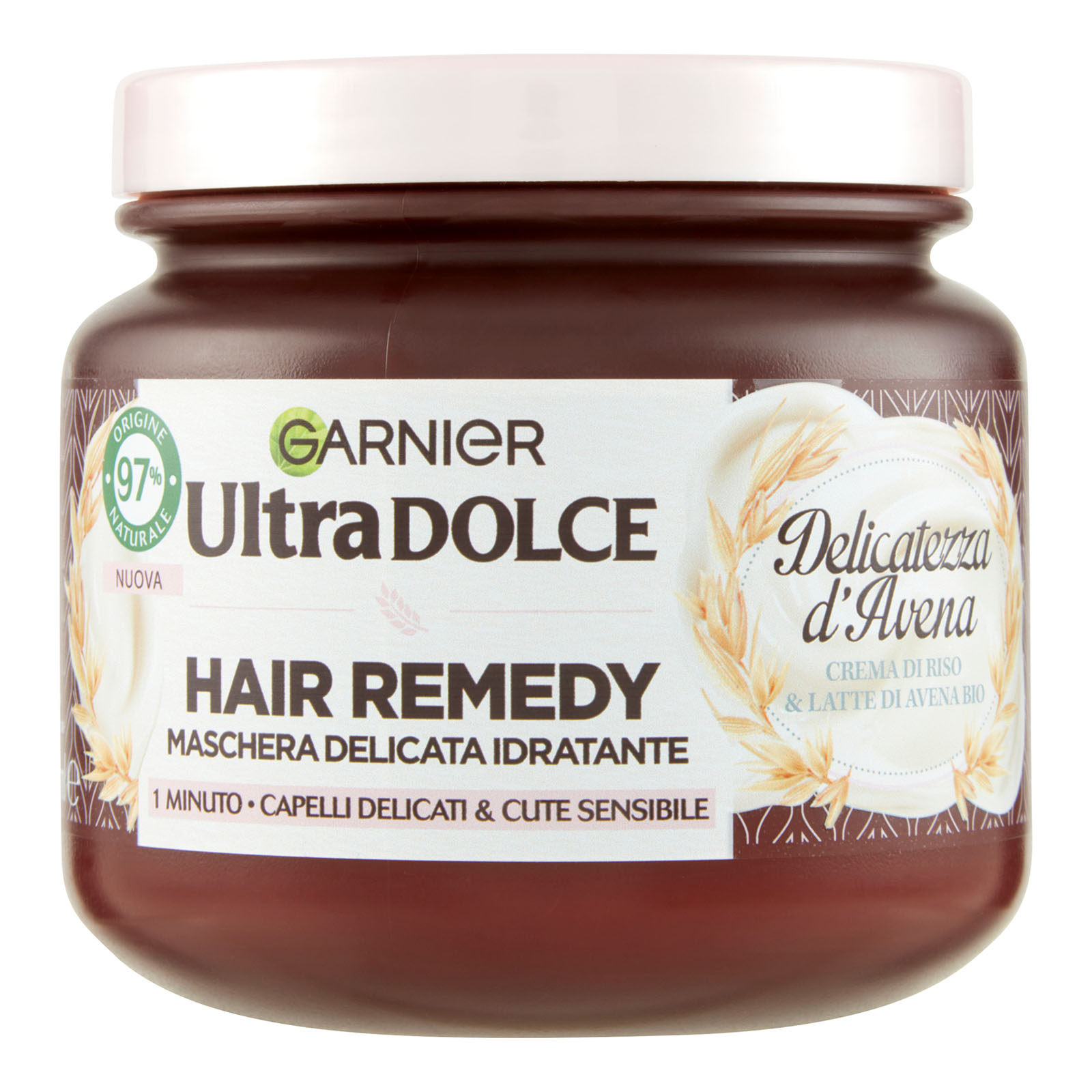 Garnier Ultra Dolce Hair Remedy Maschera Per Capelli Delicata E Idratante Delicatezza D'avena 340 ml