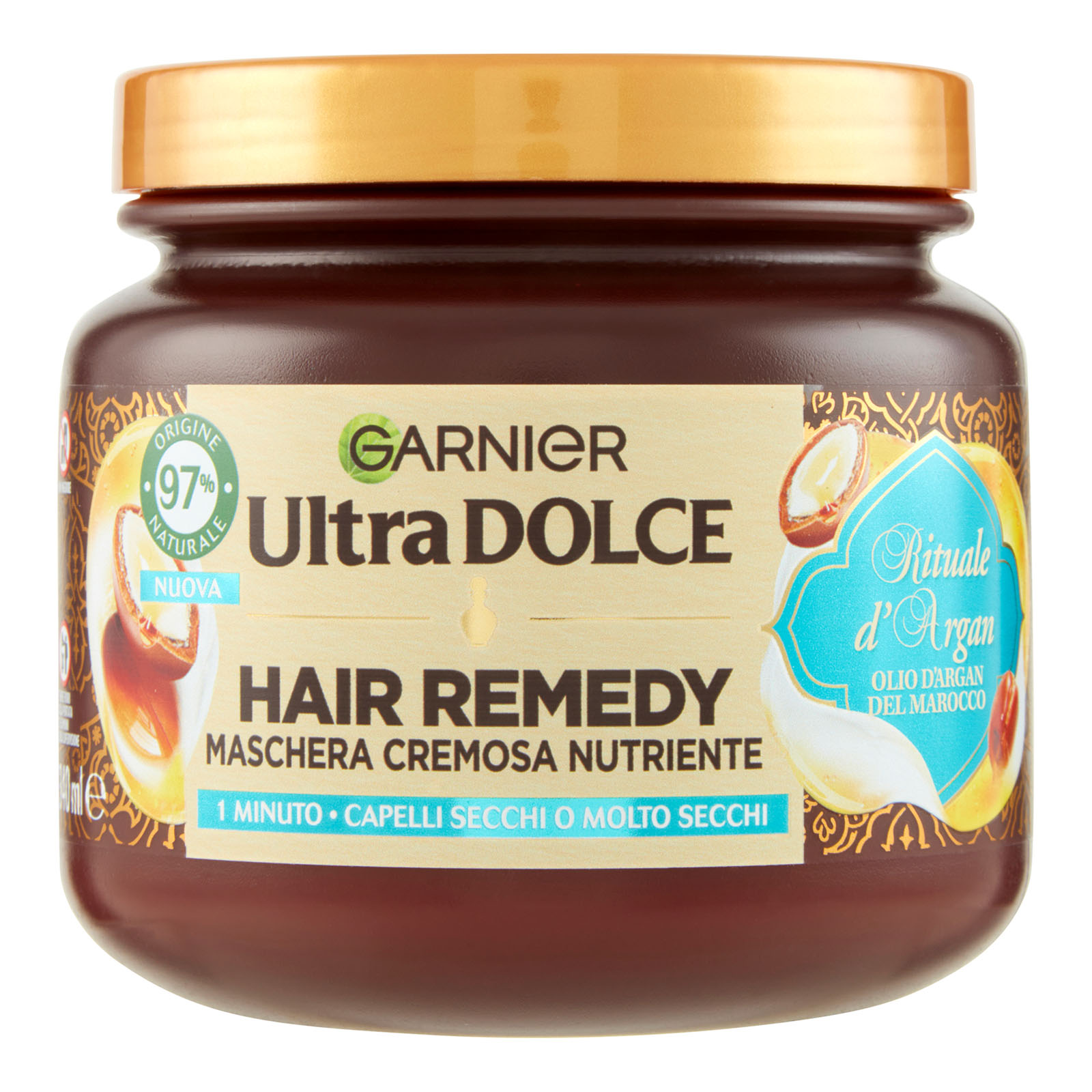 Ultra Dolce Hair Remedy Maschera Per Capelli Cremosa Nutriente, Rituale D'argan 340 ml