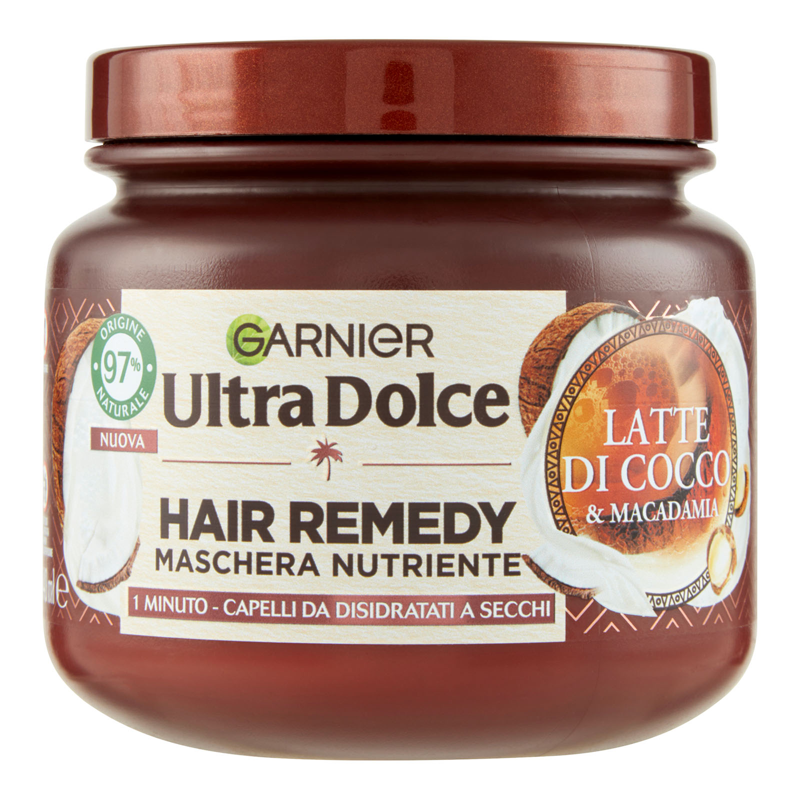 Ultra Dolce Hair Remedy Maschera Per Capelli Nutriente Latte Di Cocco E Macadamia 340 ml