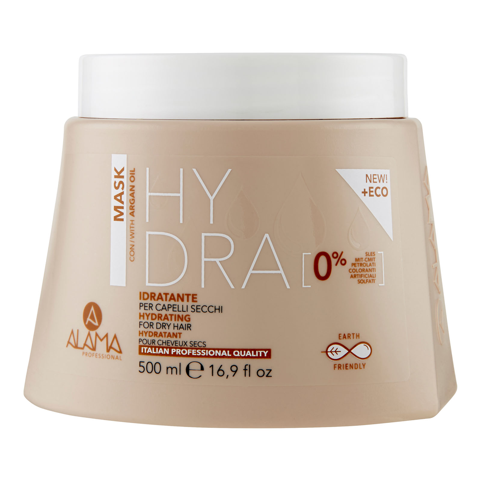 Hydra Maschera Capelli Secchi Idratante Con Olio Di Argan 500 ml