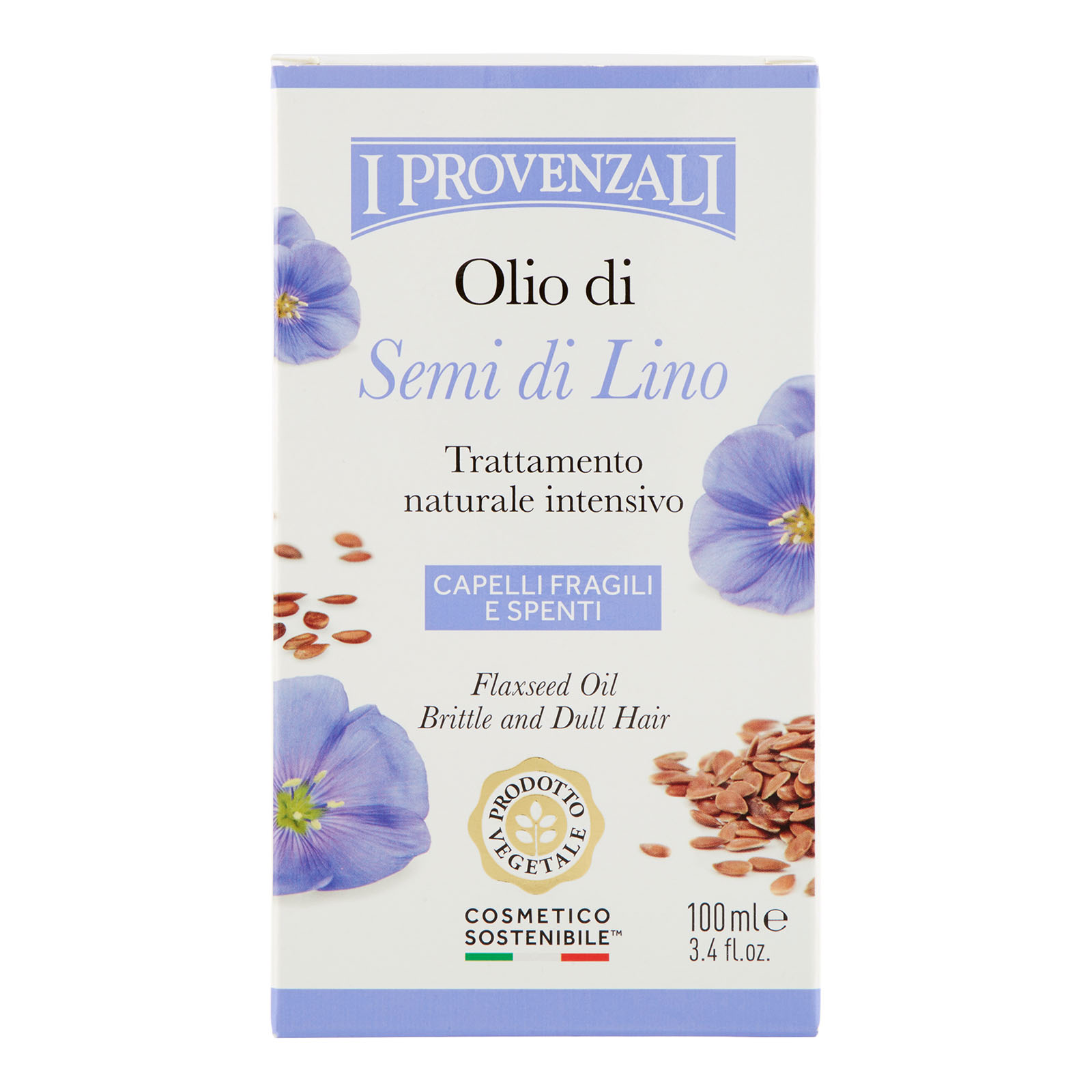 Olio Di Semi Di Lino - Trattamento Capelli