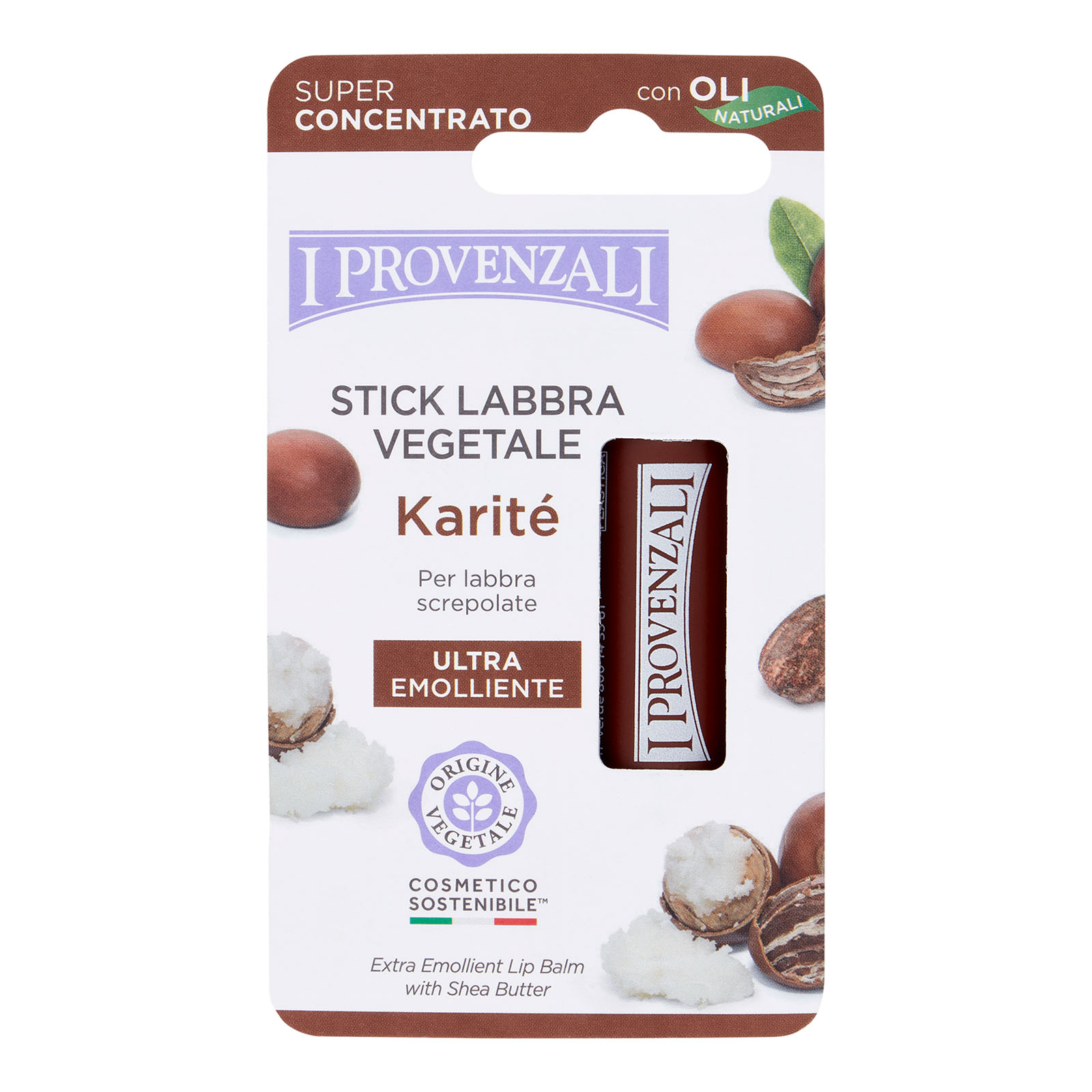 Stick Labbra Vegetale Karité Ultra Emolliente 5,5 Ml