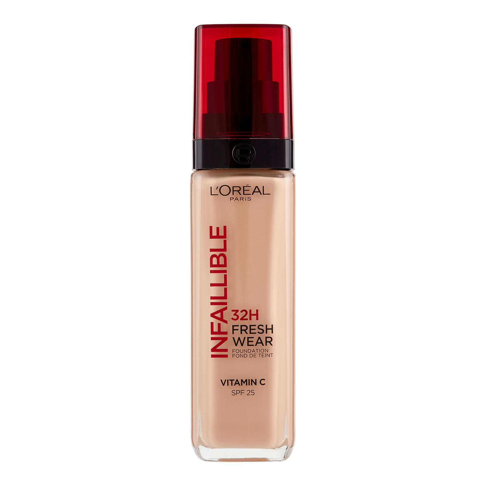 L'oréal paris Infaillible 32h Fresh Wear, Fondotinta Liquido, Protezione Spf25, 30 Ml 110 vanilla rose