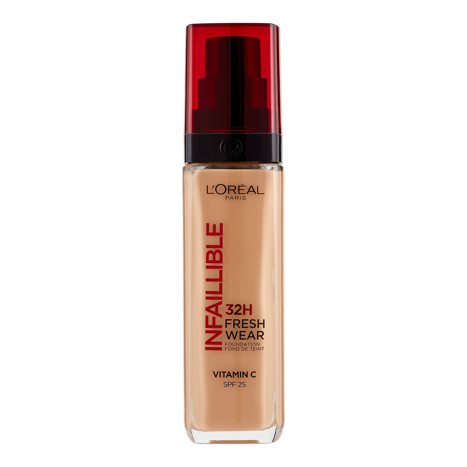 L'oréal paris Infaillible 32h Fresh Wear, Fondotinta Liquido, Protezione Spf25, 30 Ml 140 beige dore