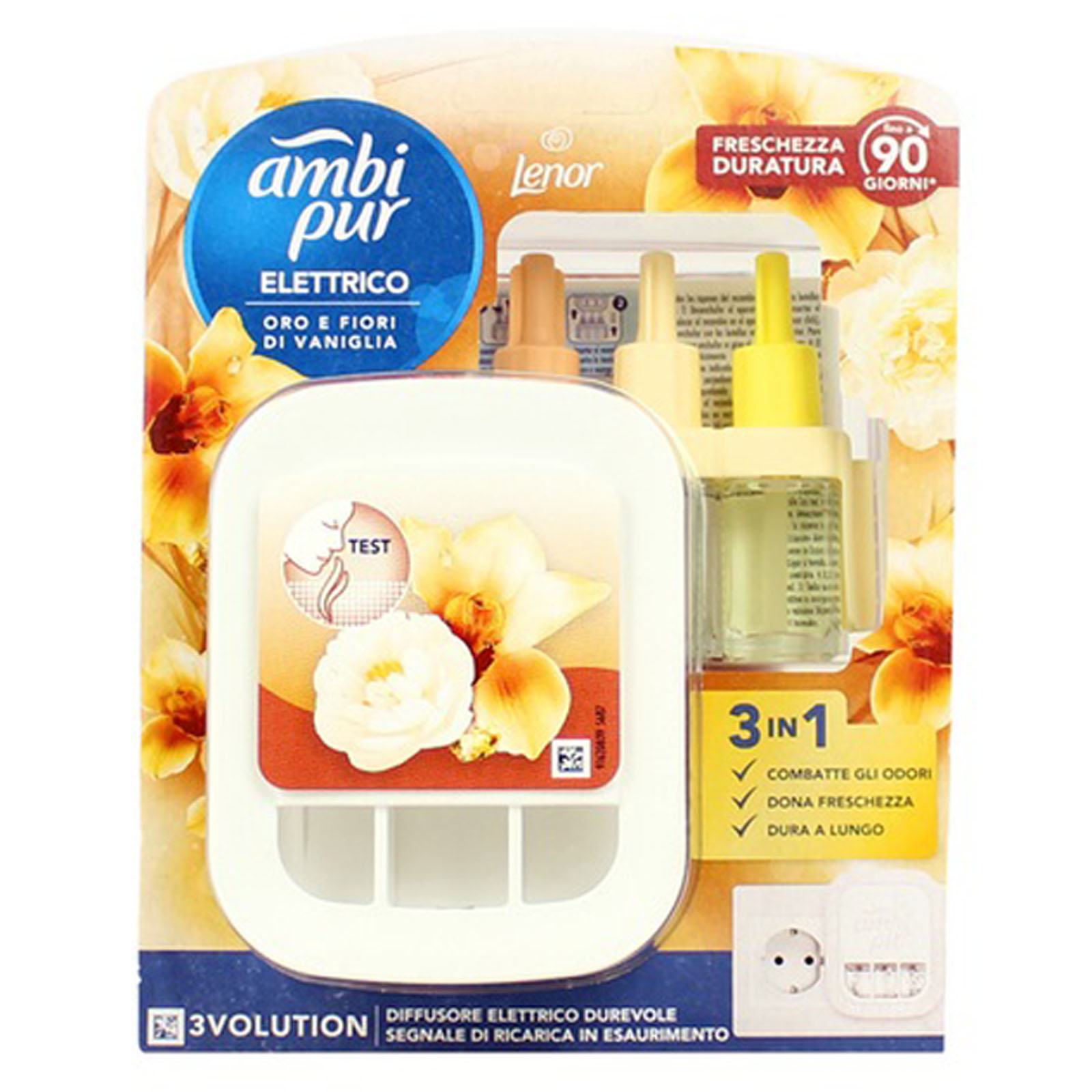 7 Confezioni Ambi Pur Diffusore Elettrico + Ricarica Oro e Fiori di Vaniglia - Immagine 4