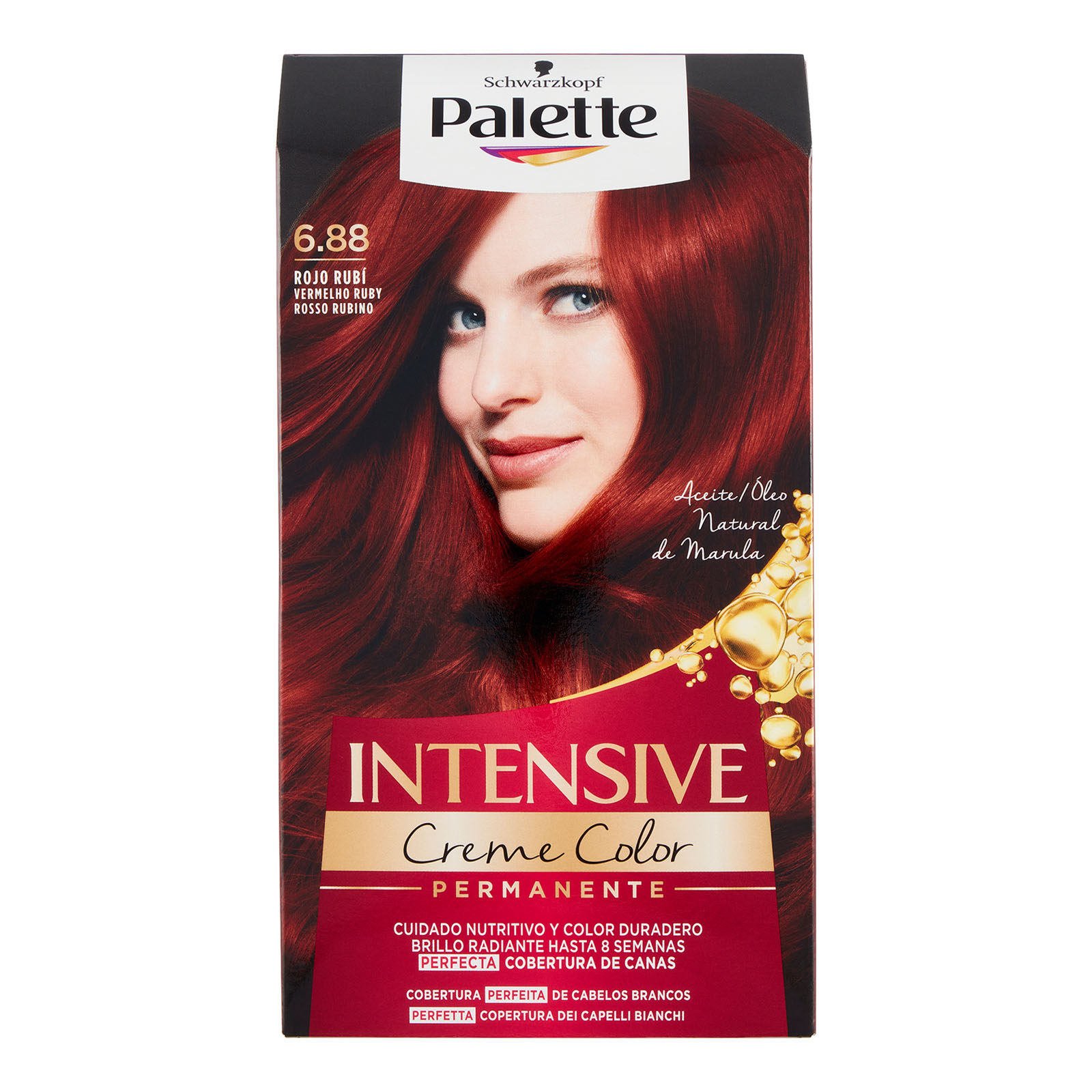Intensive Creme Color Permanente 6.88 Rosso Rubino