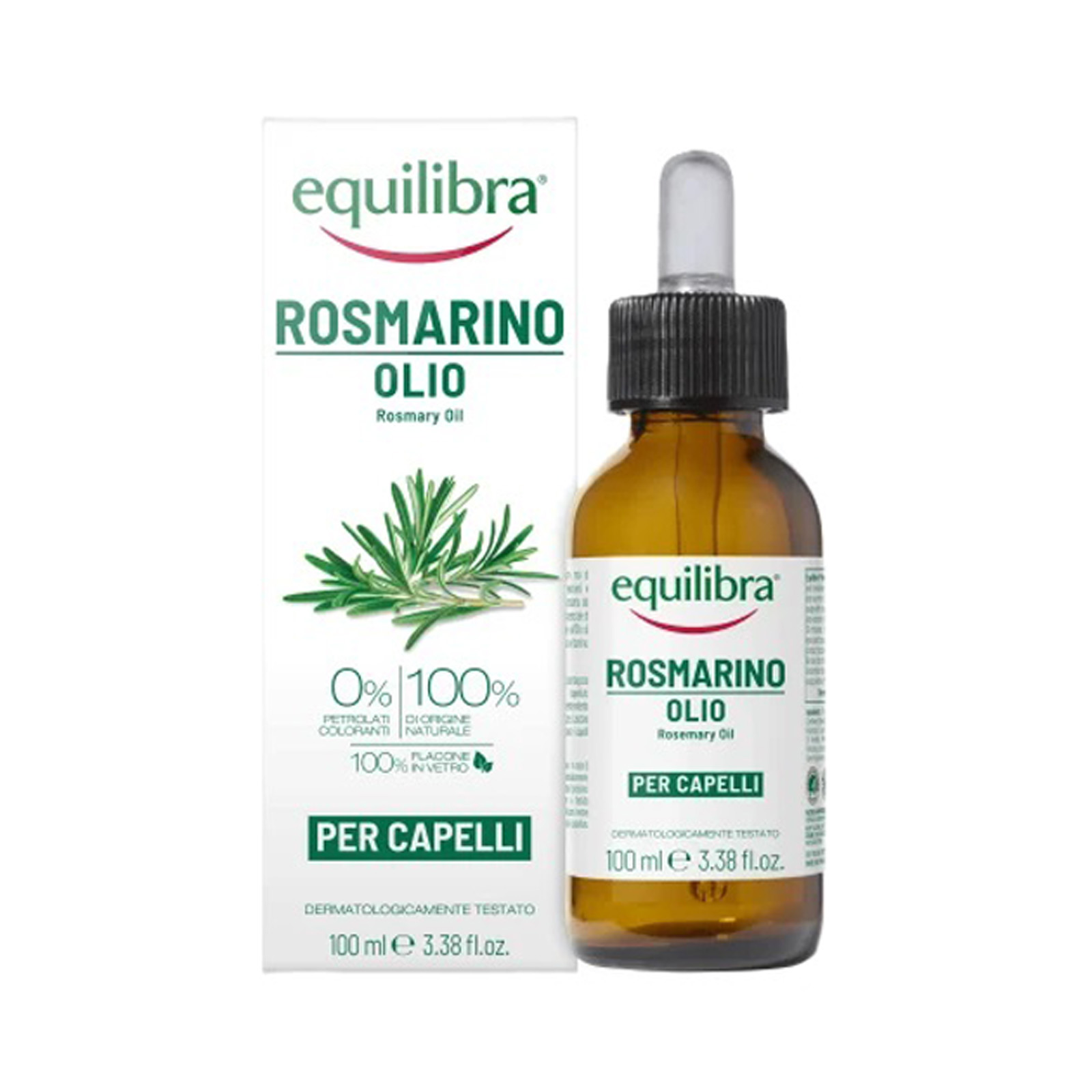 Equilibra Olio Di Rosmarino - Trattamento Rinforzante Per Capelli 100 Ml - Immagine 9