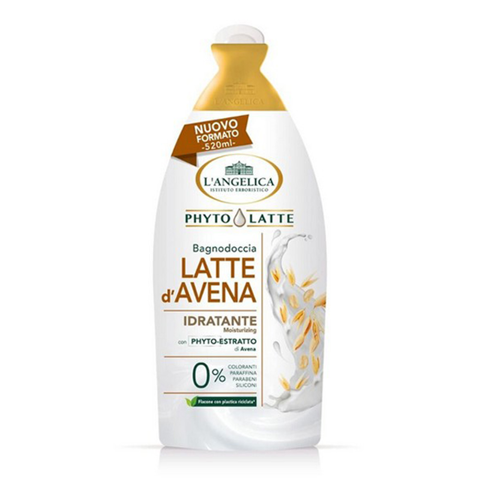 Phytolatte Bagnodoccia Latte D'avena Idratante 520 ml