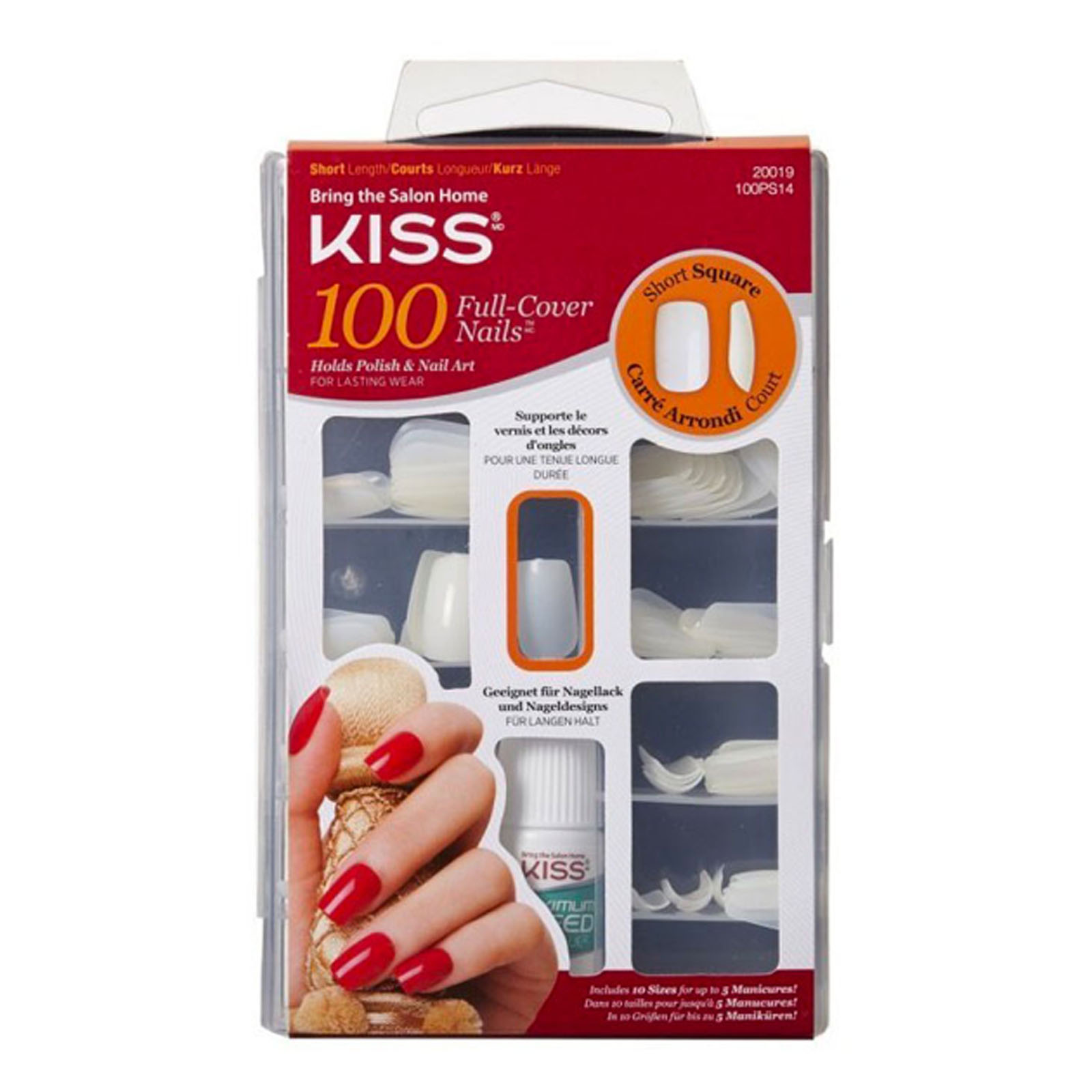 100 Full Cover Nails Box 100 Unghie Artificiali