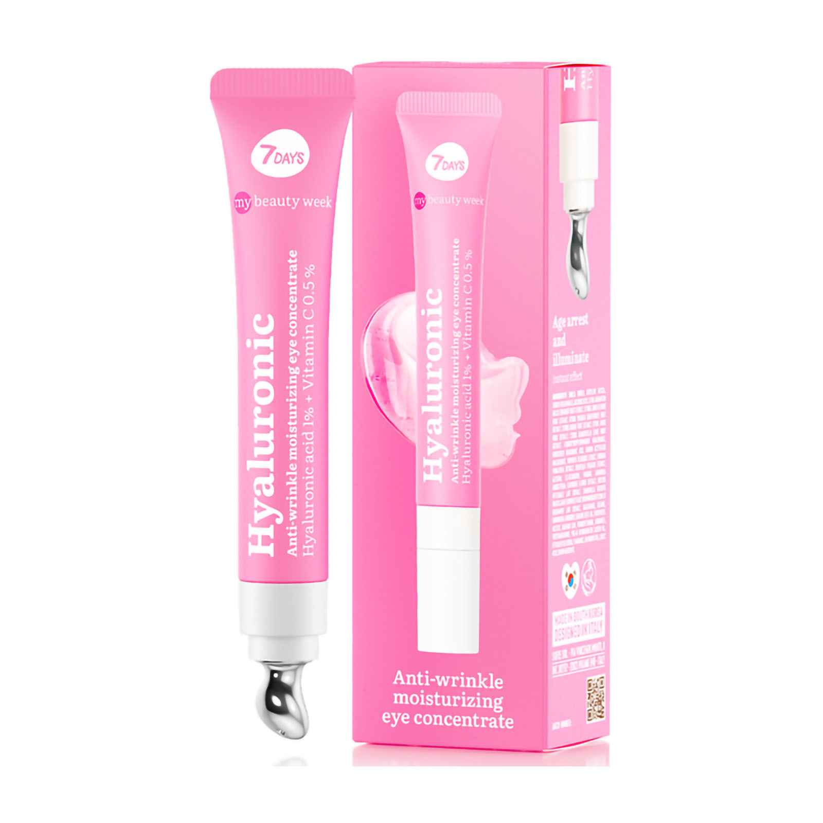 7 days My Beauty Week Contorno Occhi Hyaluronic Concentrato Antirughe 18 Ml