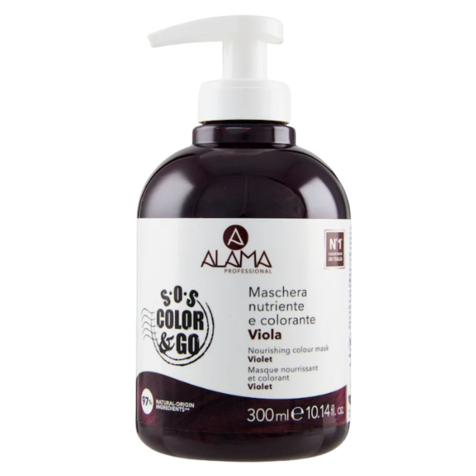 Alama S.o.s Color & Go Maschera Colorata Condizionante 300 Ml Viola