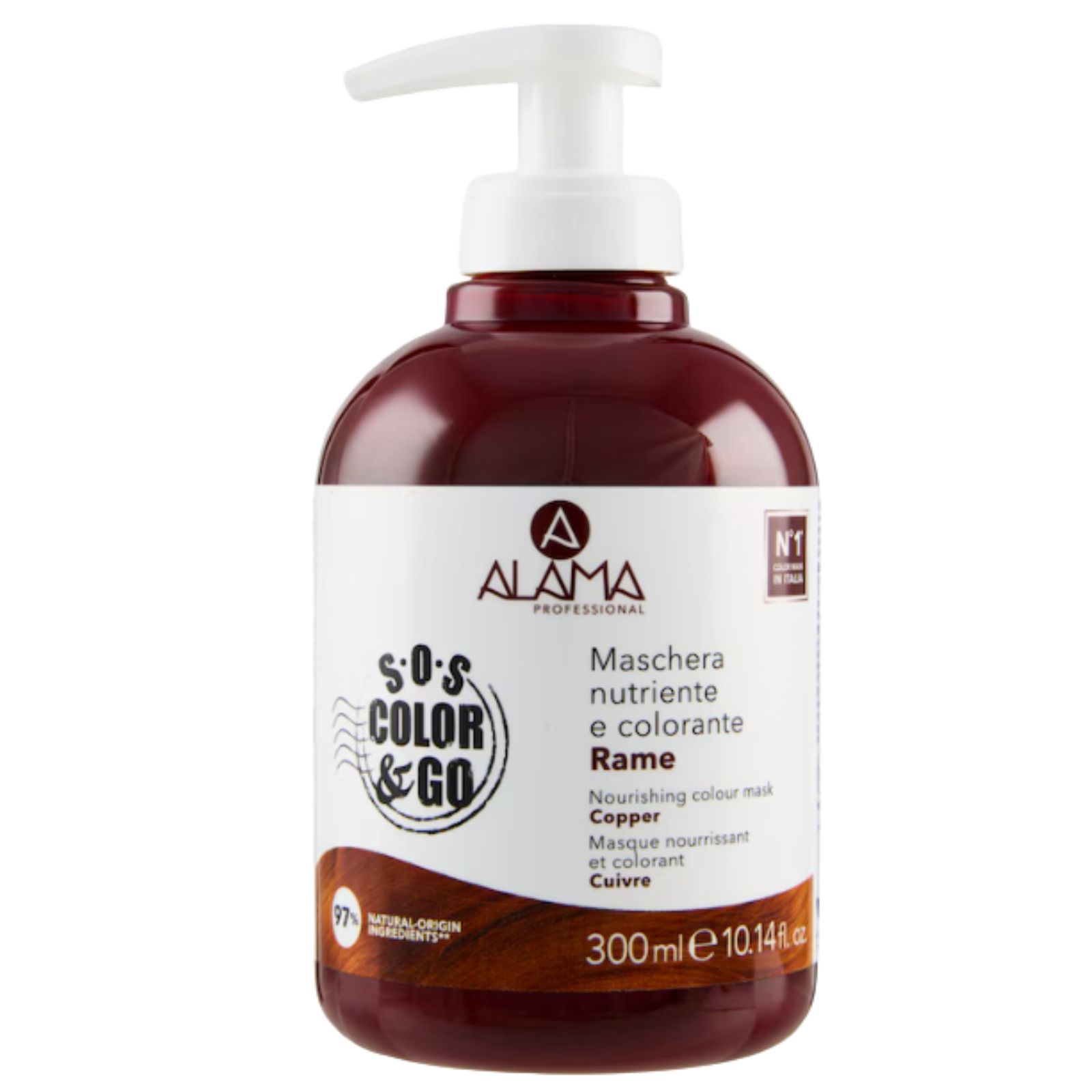 Alama S.o.s Color & Go Maschera Colorata Condizionante 300 Ml Rame