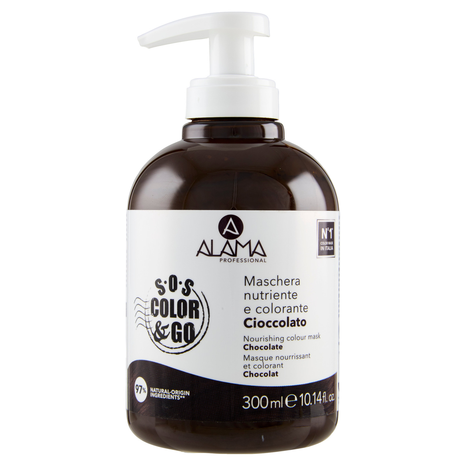 Alama S.o.s Color & Go Maschera Colorata Condizionante 300 Ml Cioccolato