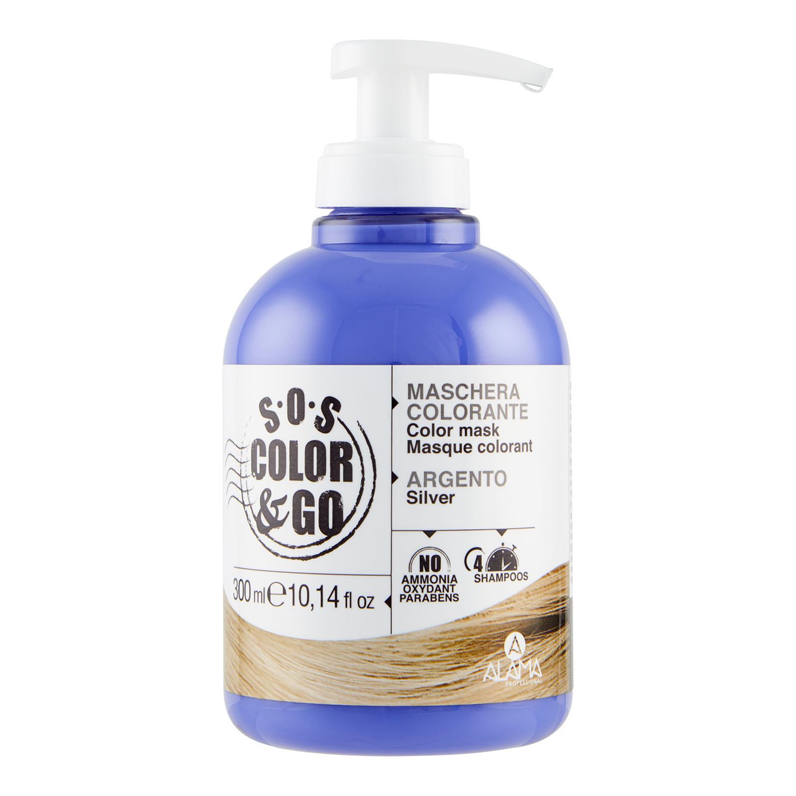 S.o.s Color & Go Maschera Colorata Condizionante 300 Ml Anti giallo