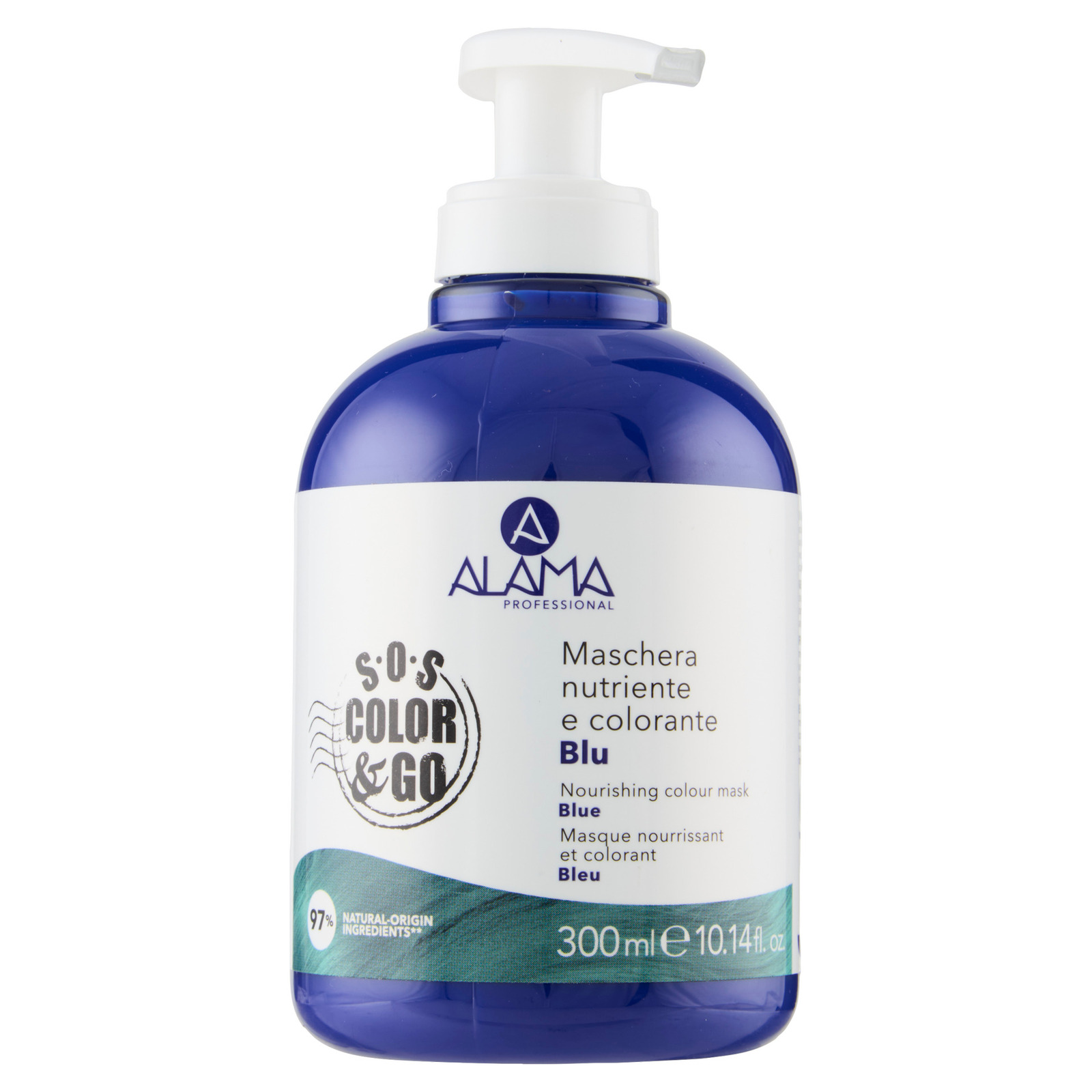 S. O. S Color & Go Maschera Colorata Condizionante Blu elettrico