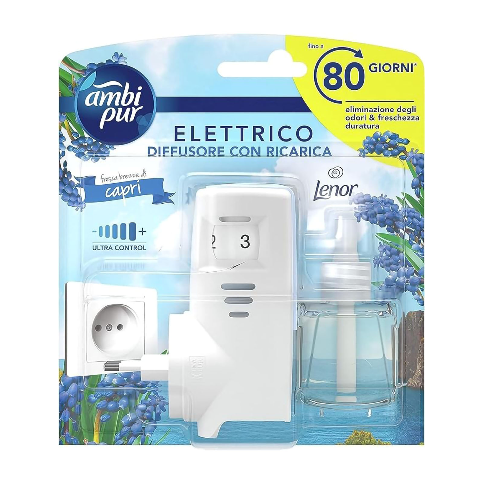 Ambi pur Diffusore Ambiente E 1 Ricarica, Fragranza Brezza Di Capri