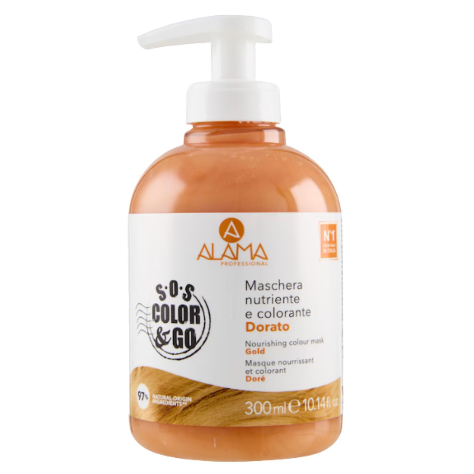 Alama S.o.s Color & Go Maschera Colorata Condizionante 300 Ml Dorato