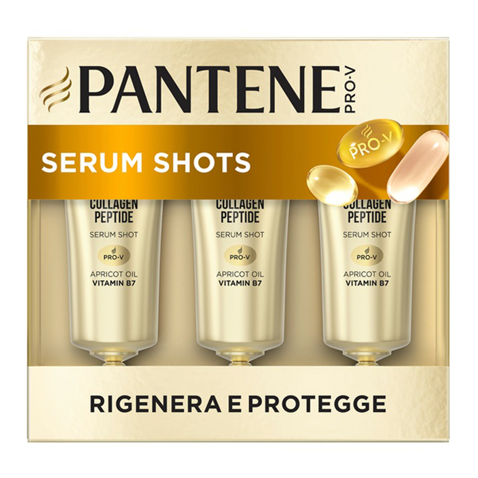 Pro-v Serum Shots 3 Ampolle Da Rigenera & Protegge Con Vitamia B7