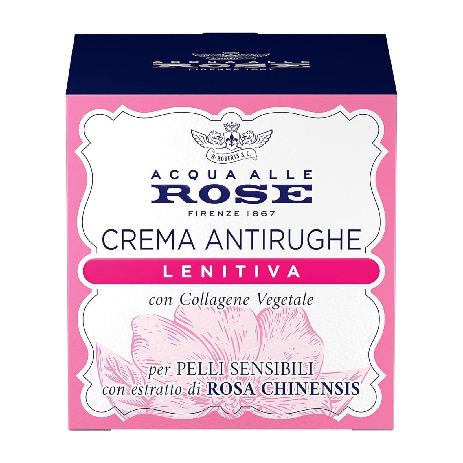 Crema Viso Antirughe Lenitiva Adatta A Pelli Sensibili O Secche 50 ml