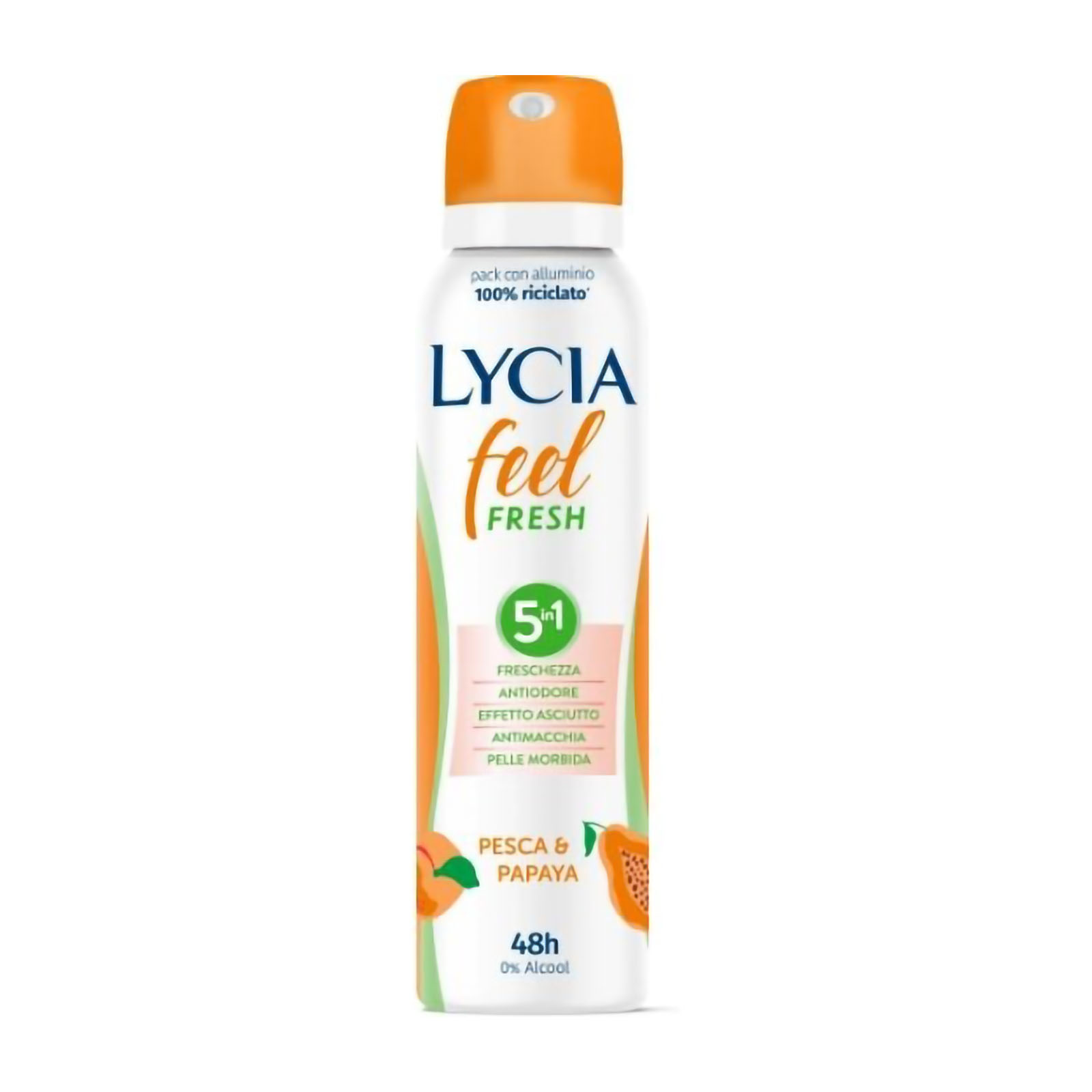 Feel Fresh Deodorante Spray 5in1 Pesca E Papaya 150 ml