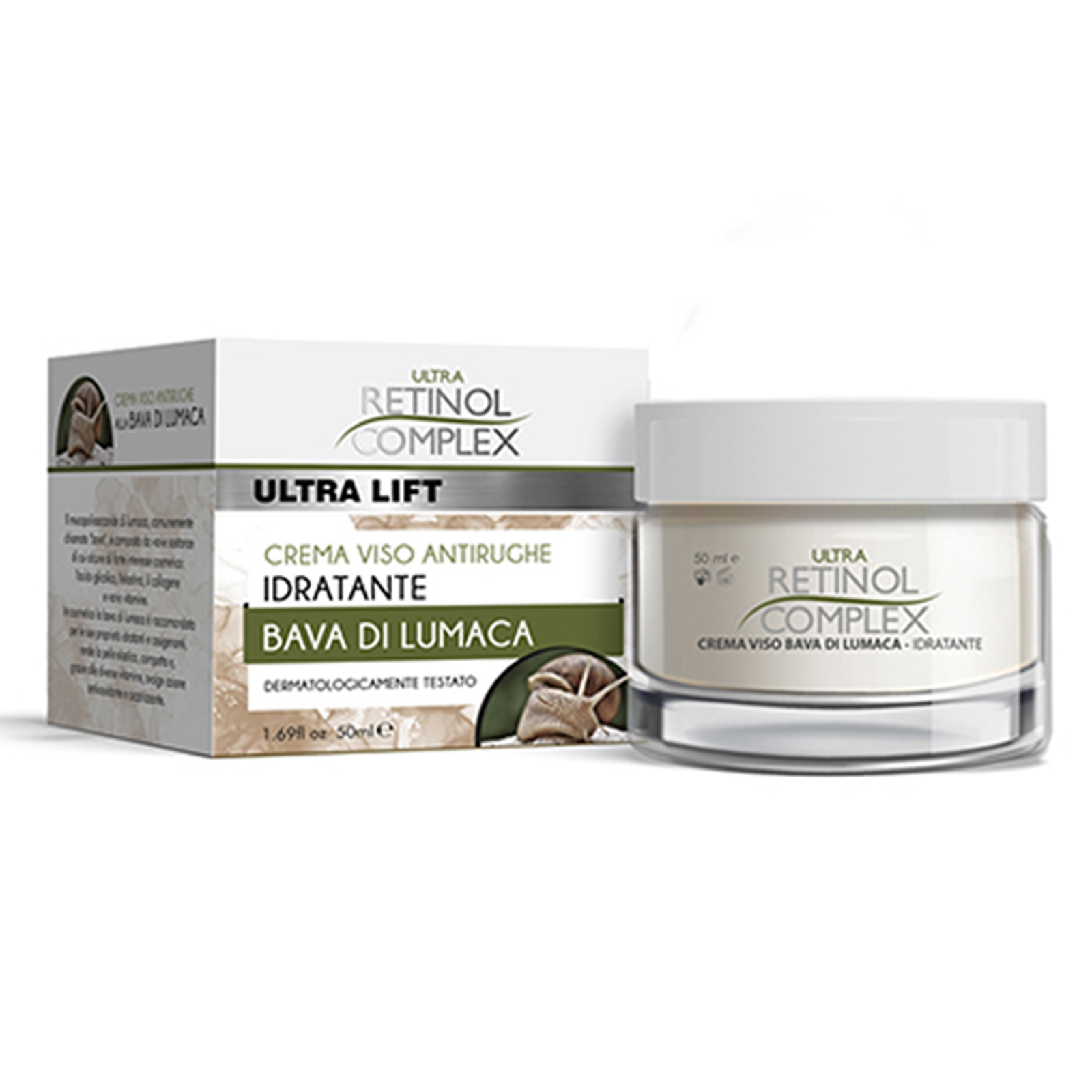 Crema Viso Antirughe Bava Di Lumaca 50 ml