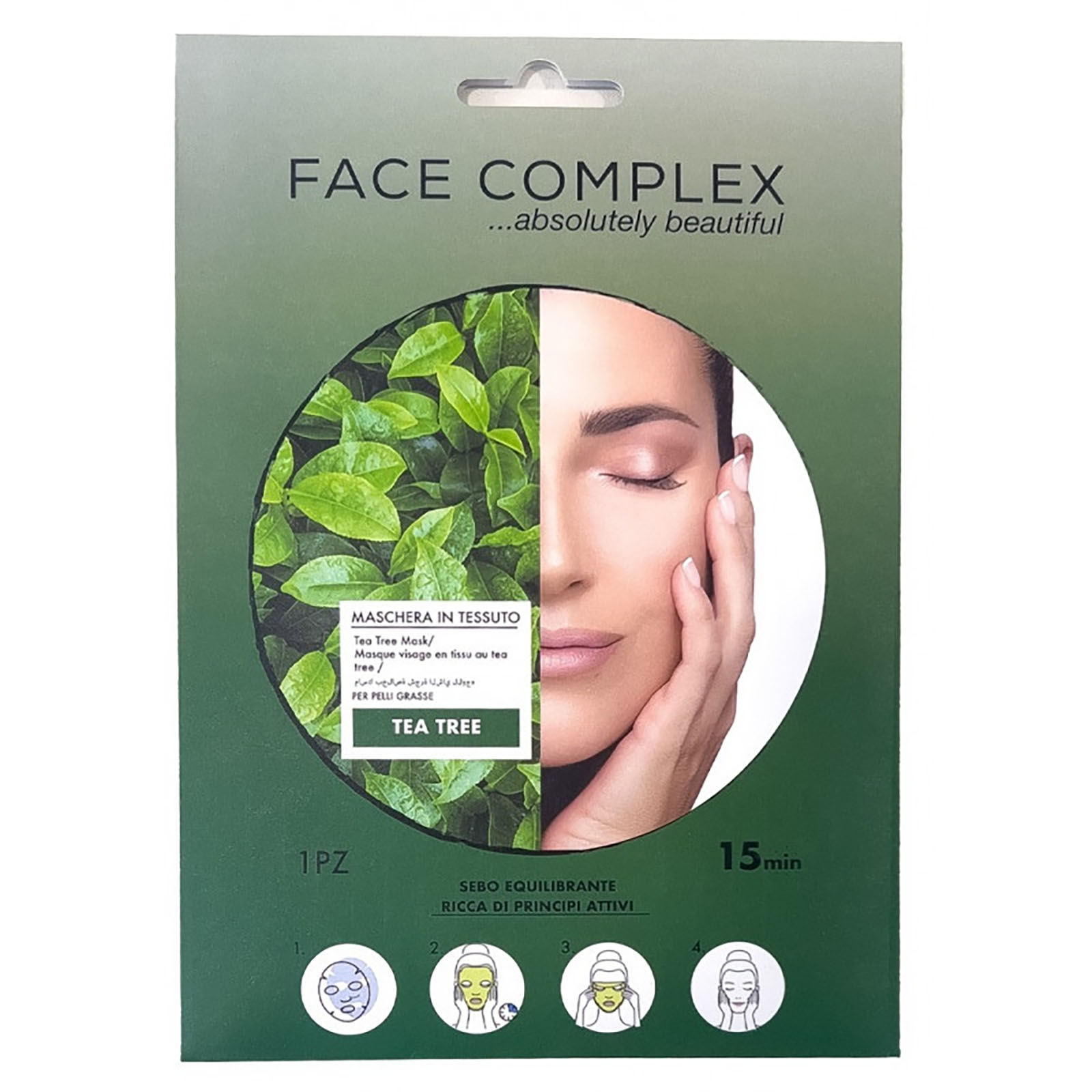 F COMPLEX MASK TESSUTO TEA TREE - Immagine 4