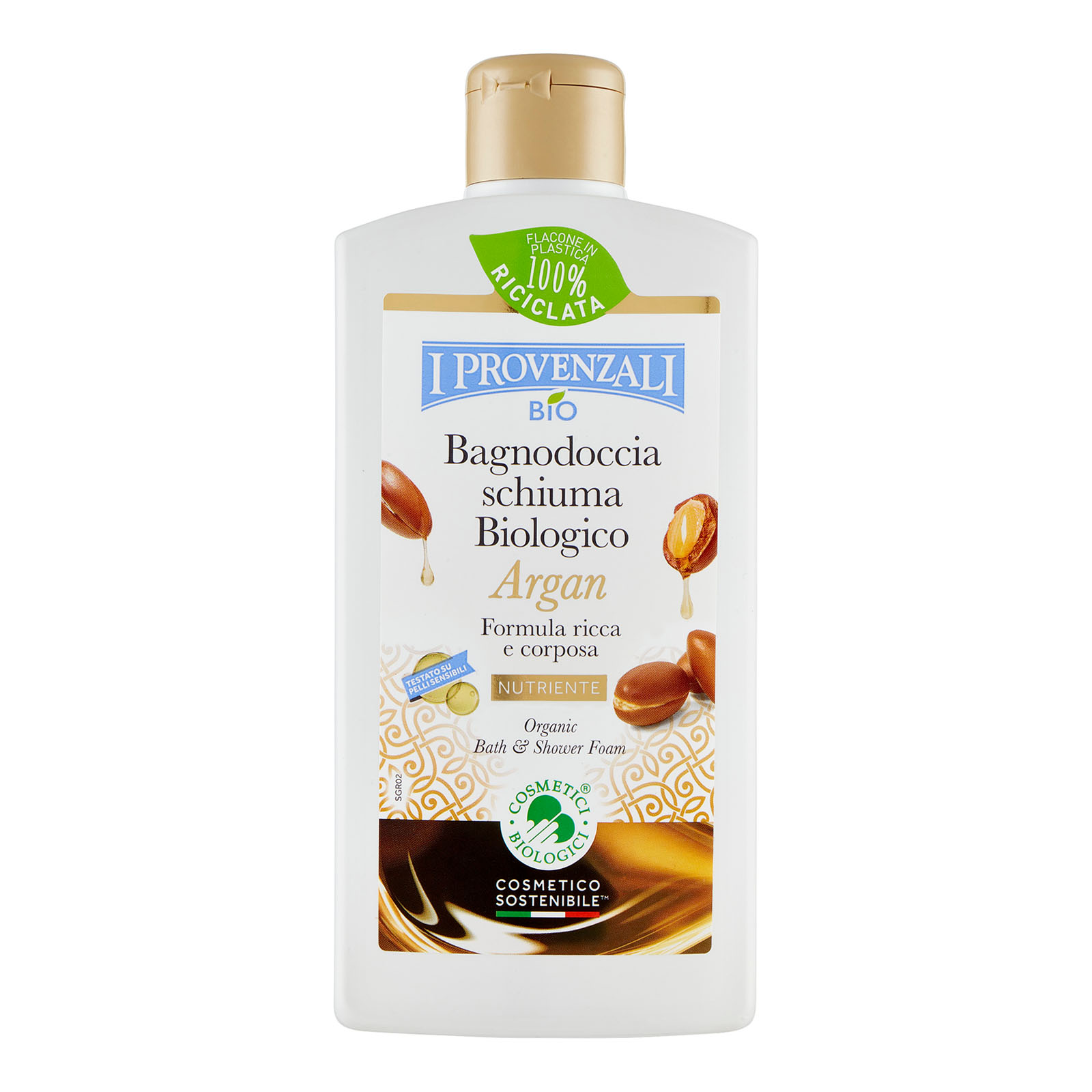 I provenzali Bio Bagnodoccia Schiuma Biologico Argan Nutriente 400 ml