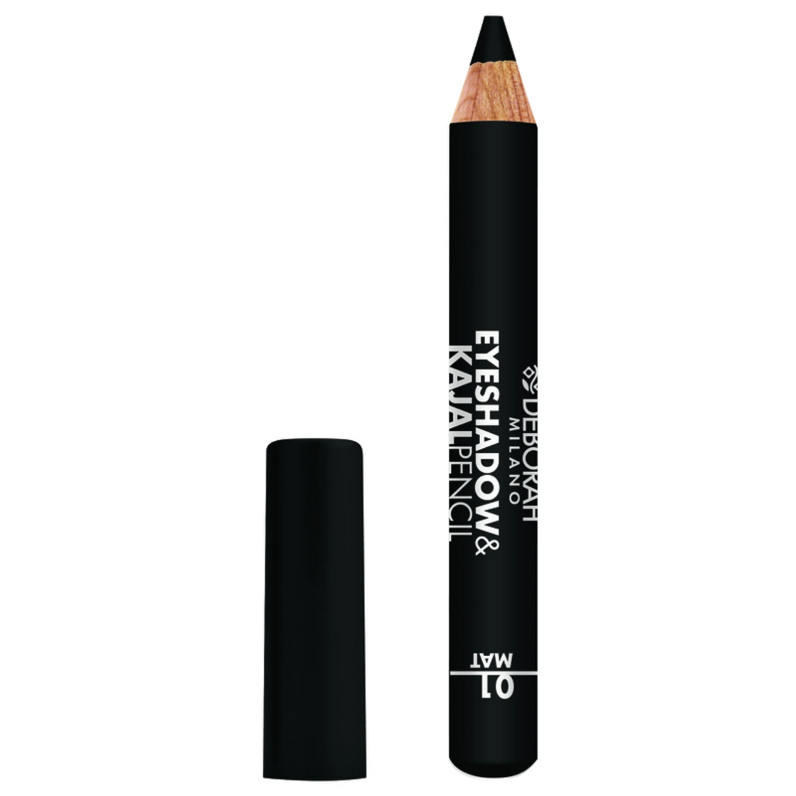 Eyeshadow & Kajal Pencil Black finish mat 01