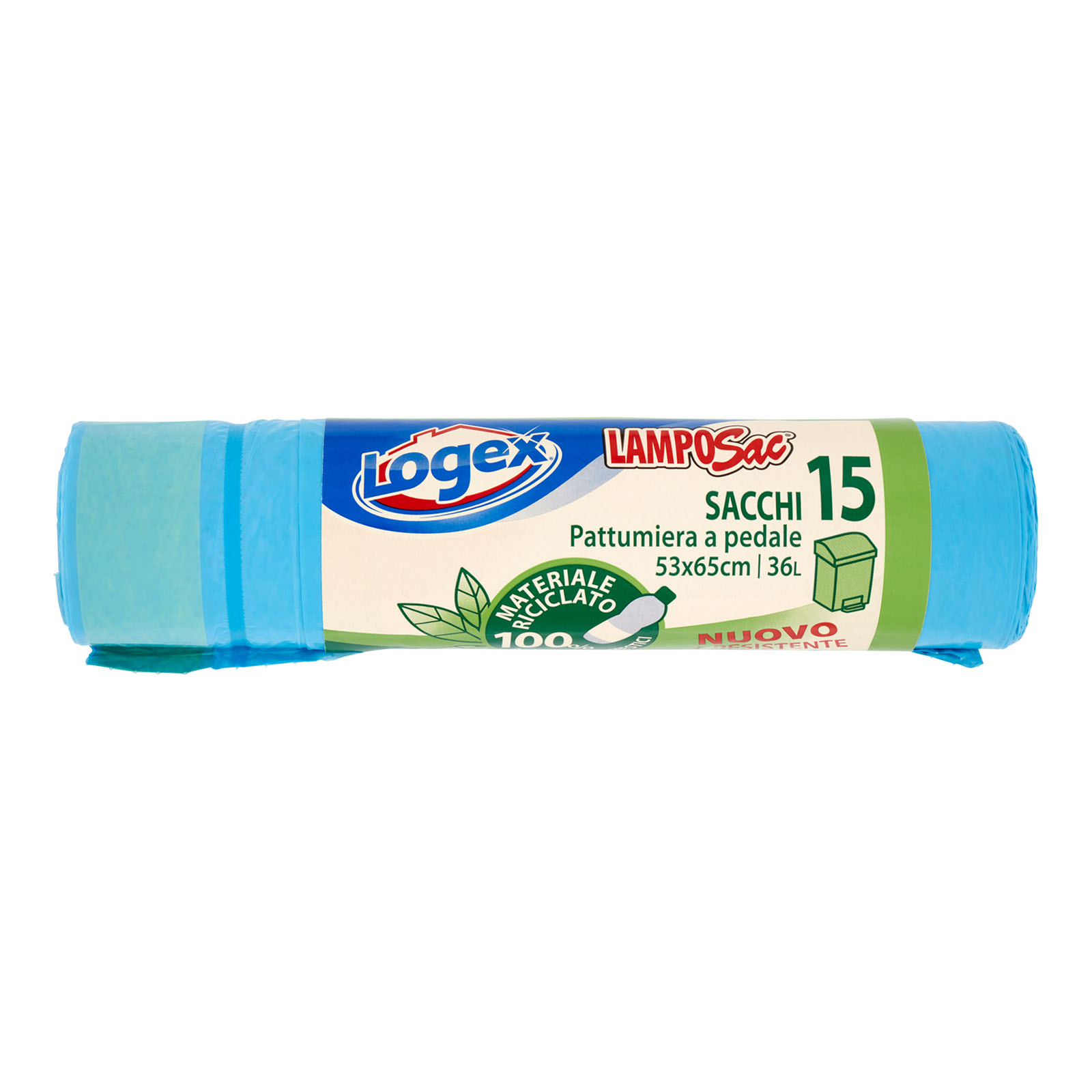 Lamposac Sacchi Pattumiera A Pedale 53x65cm 36l 15 Pz