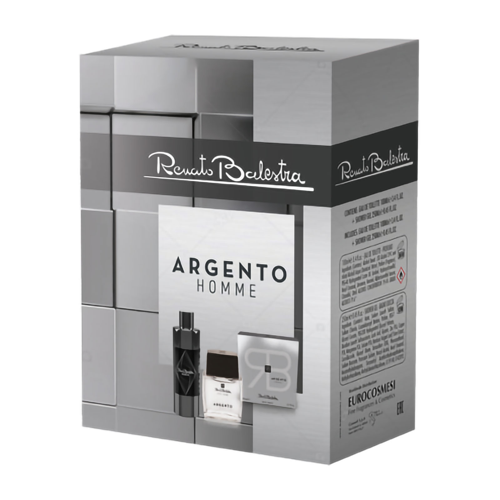 Confezione Argento Pour Homme Eau De Toilette 100ml Con Shower Gel 250ml