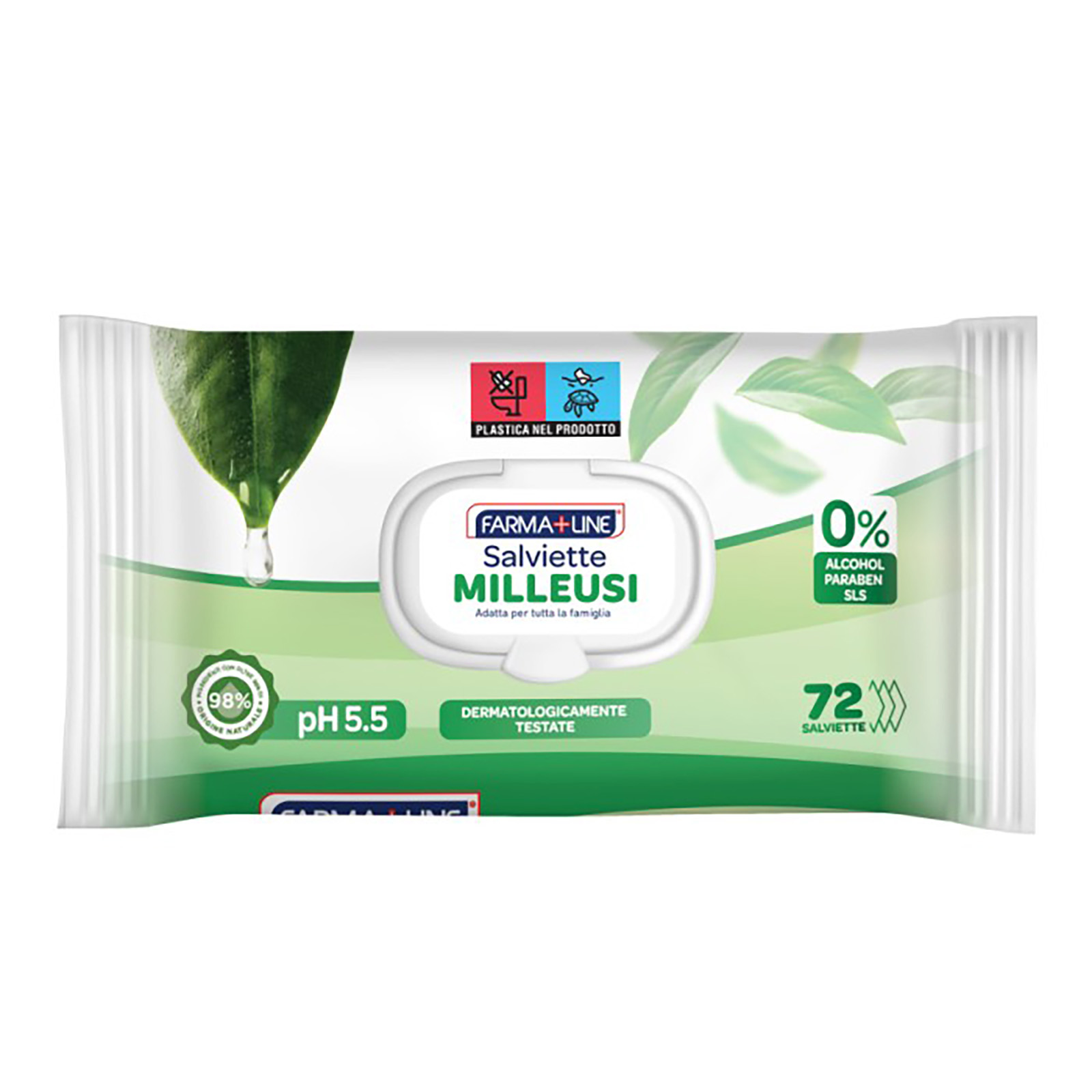 Salviette Imbevute Milleusi 72 Pz